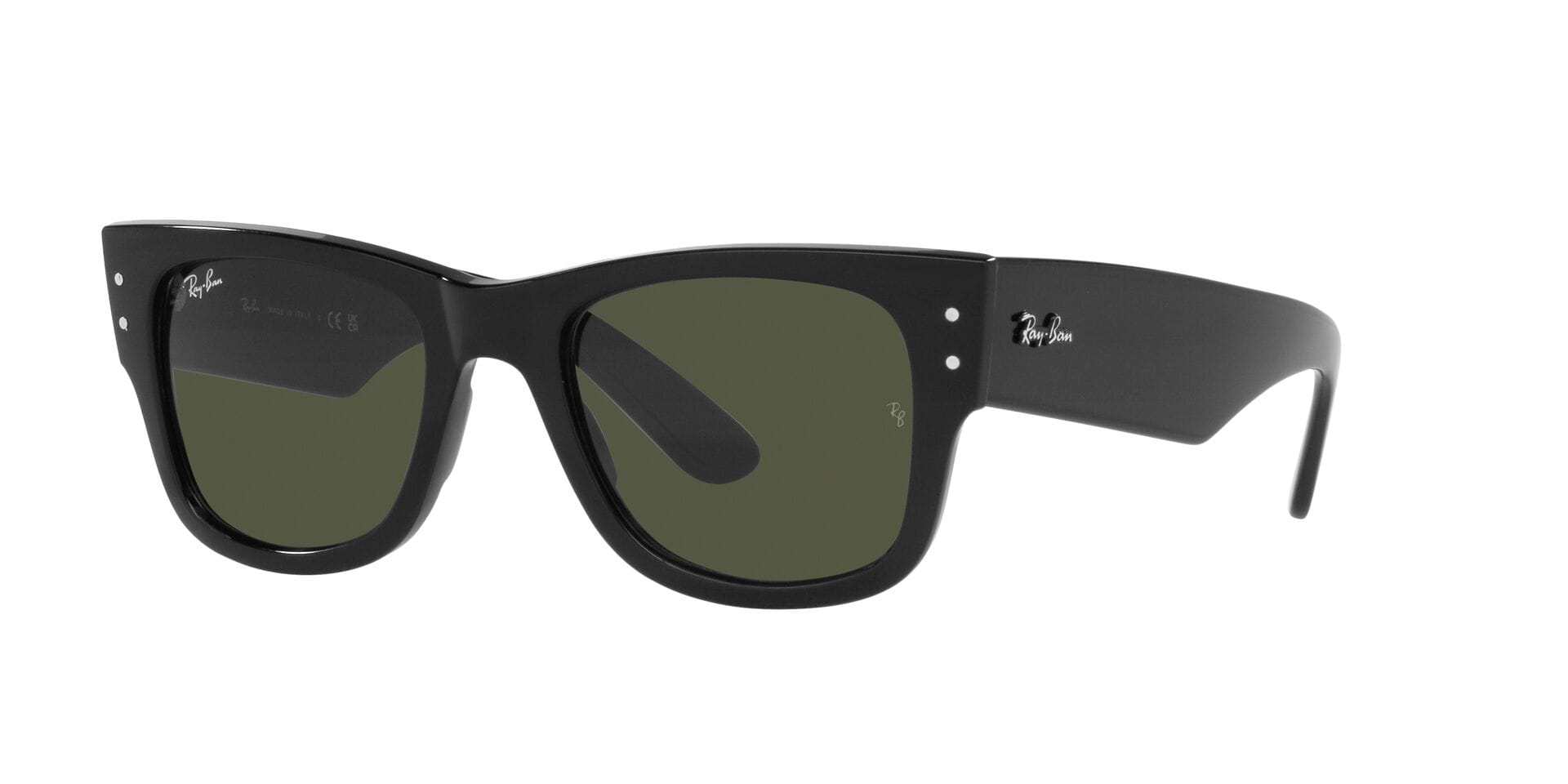 Rayban 0RB0840S Sunglass Black Unisex Full Shell Sunglass — Black frame — view 2