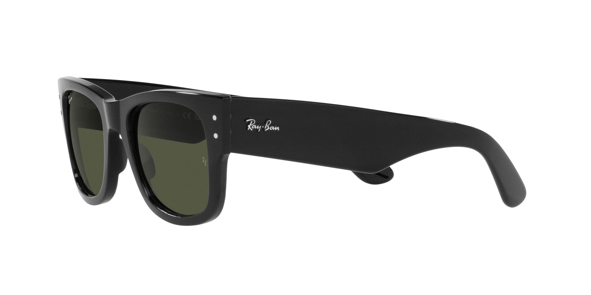 Rayban 0RB0840S Sunglass Black Unisex Full Shell Sunglass — Black frame — view 3