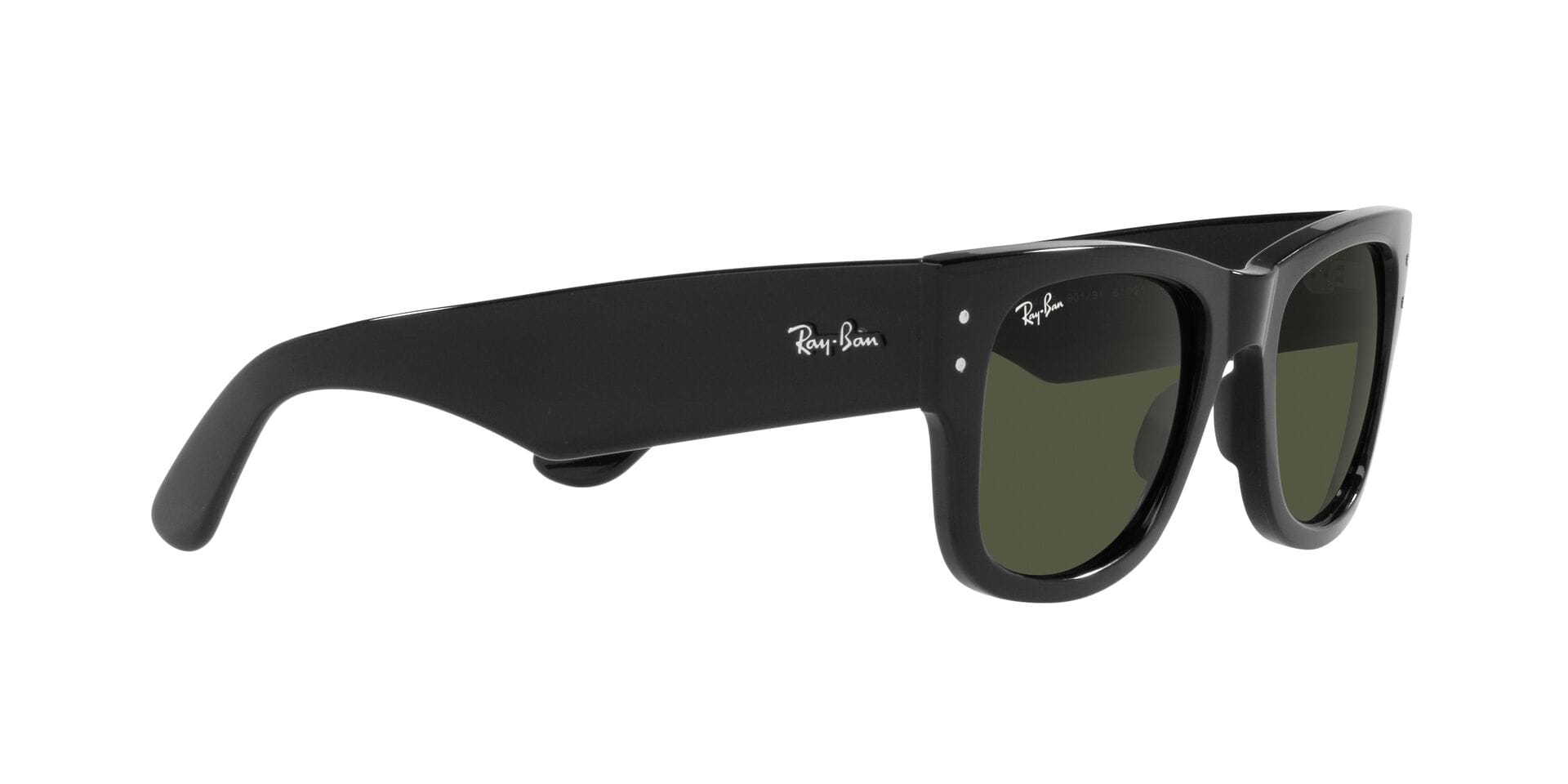 Rayban 0RB0840S Sunglass Black Unisex Full Shell Sunglass — Black frame — view 11