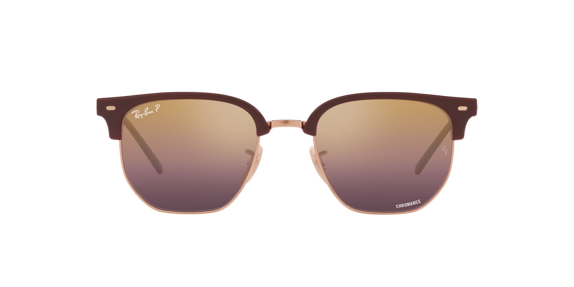 Rayban 0RB4416 Sunglass Maroon Unisex Full Metal Sunglass — Maroon frame — view 2