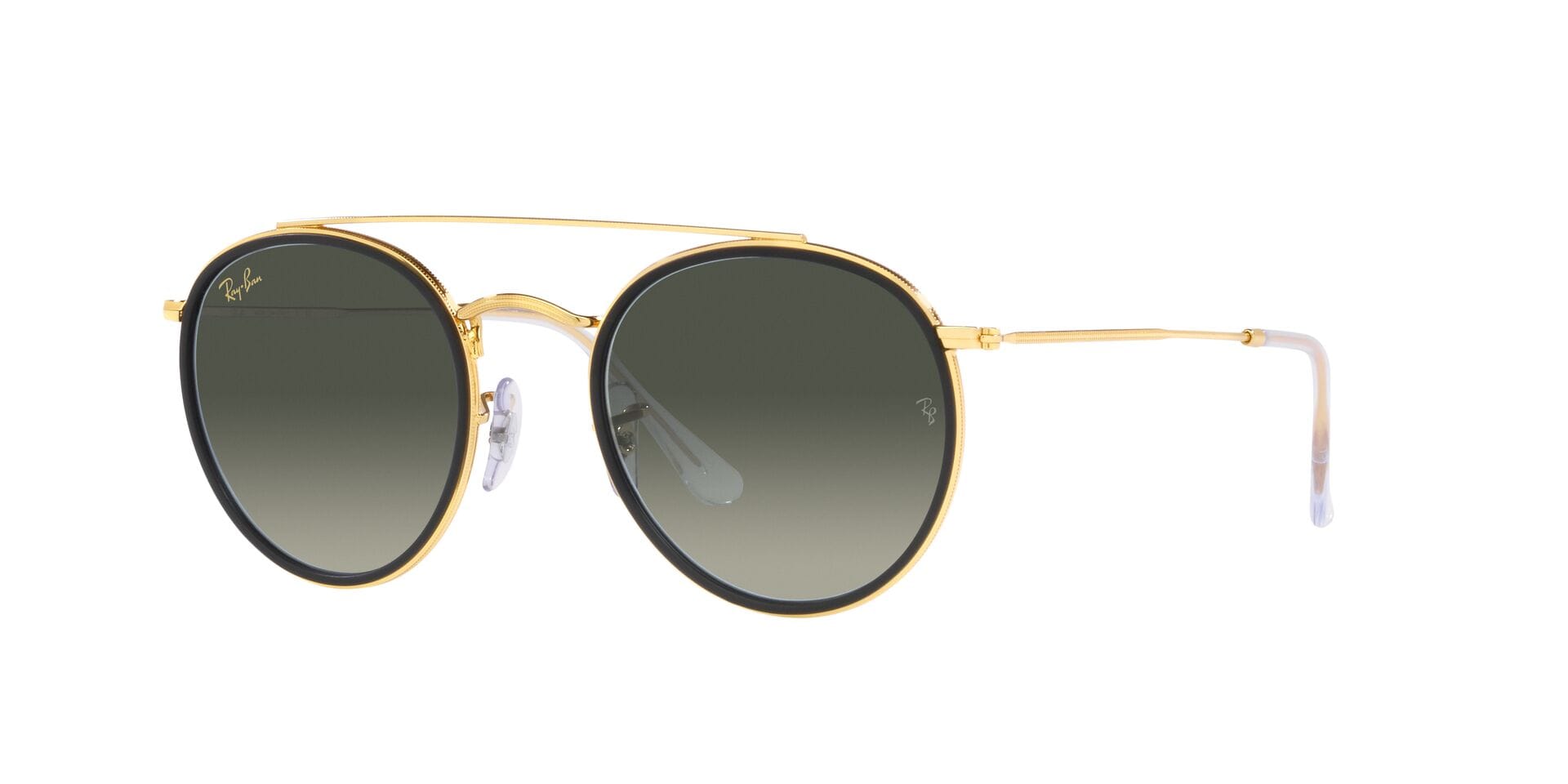 Rayban 0RB3647N Sunglass Gold Unisex Full Metal — Gold frame