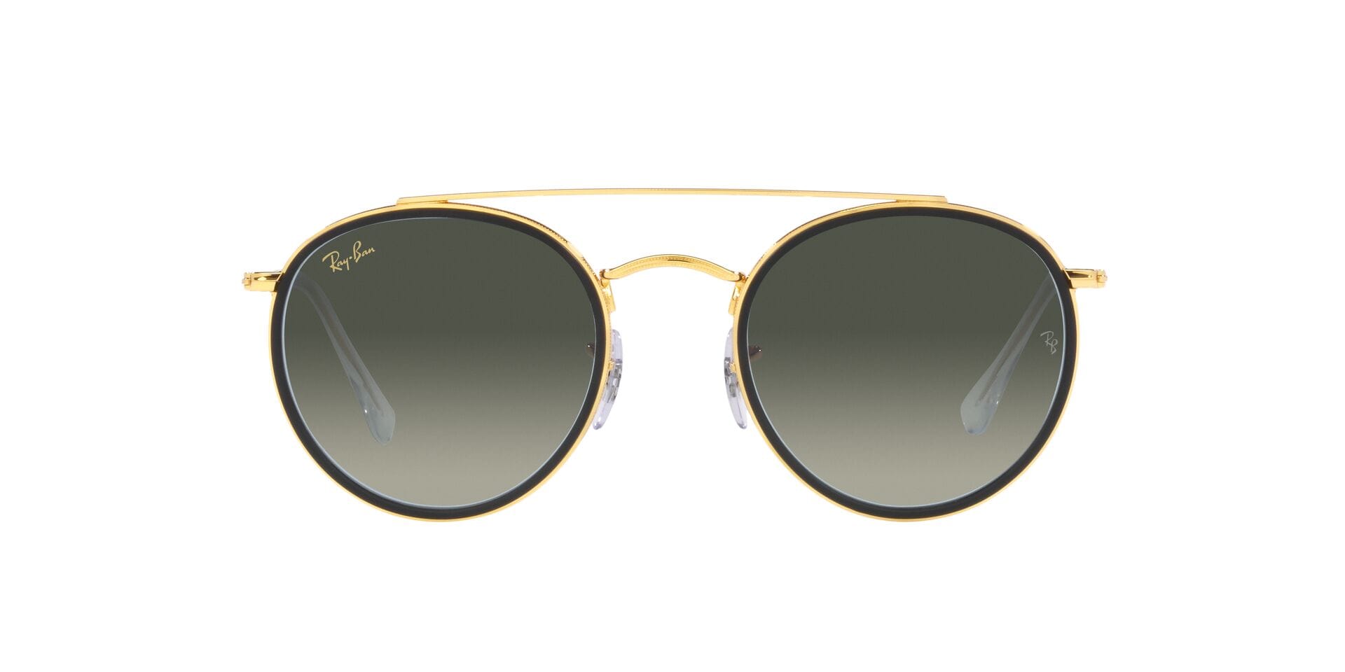 Rayban 0RB3647N Sunglass Gold Unisex Full Metal — Gold frame