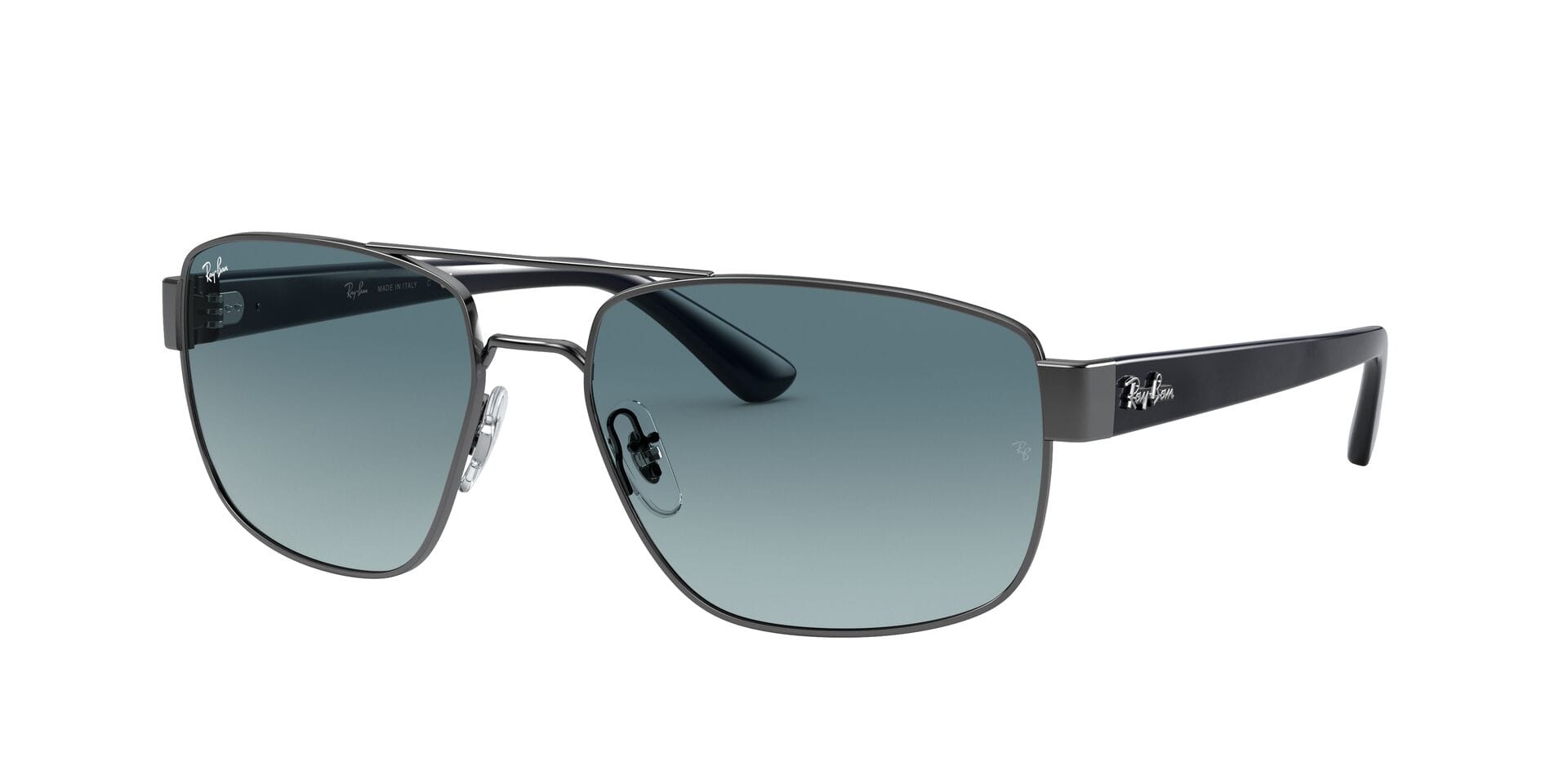 Rayban 0RB3663 Sunglass Gun Metal Male Full Shell Sunglass — Gun Metal frame — view 1