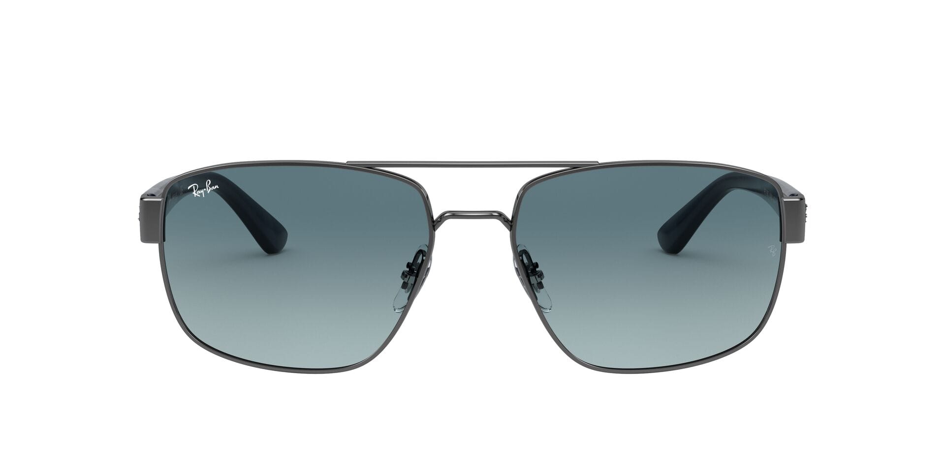 Rayban 0RB3663 Sunglass Gun Metal Male Full Shell Sunglass — Gun Metal frame — view 4