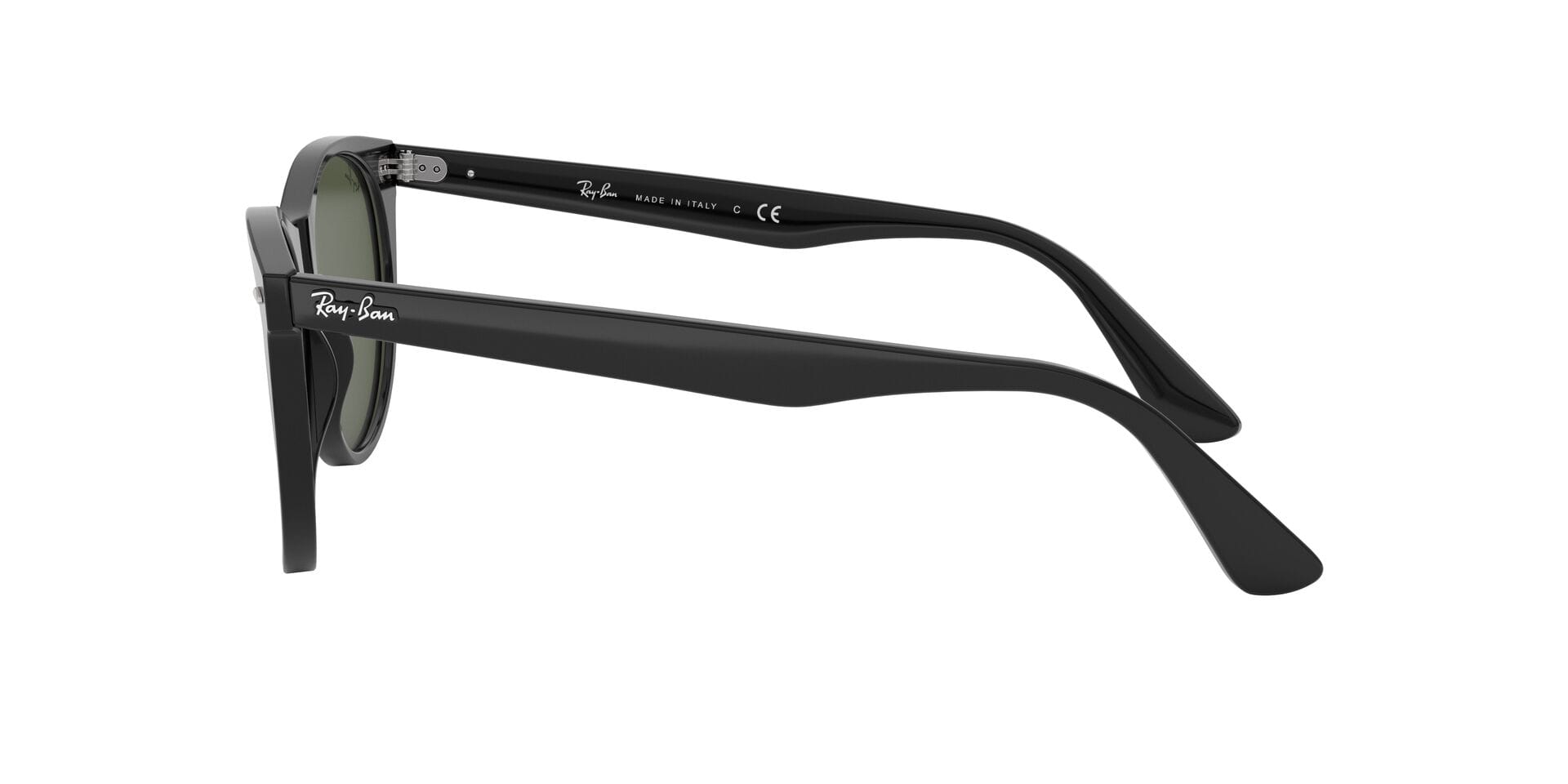 Rayban 0RB2185 Sunglass Black Unisex Full Shell Sunglass — Black frame — view 5