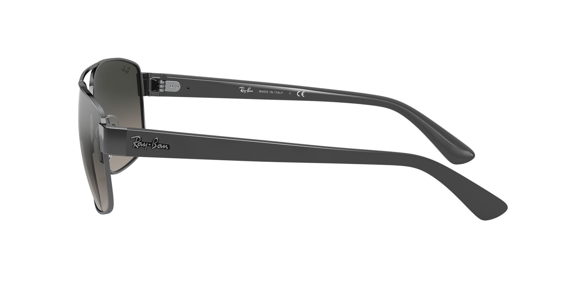 Rayban 0RB3663 Sunglass Gun Metal Male Full Shell Sunglass — Gun Metal frame — view 6