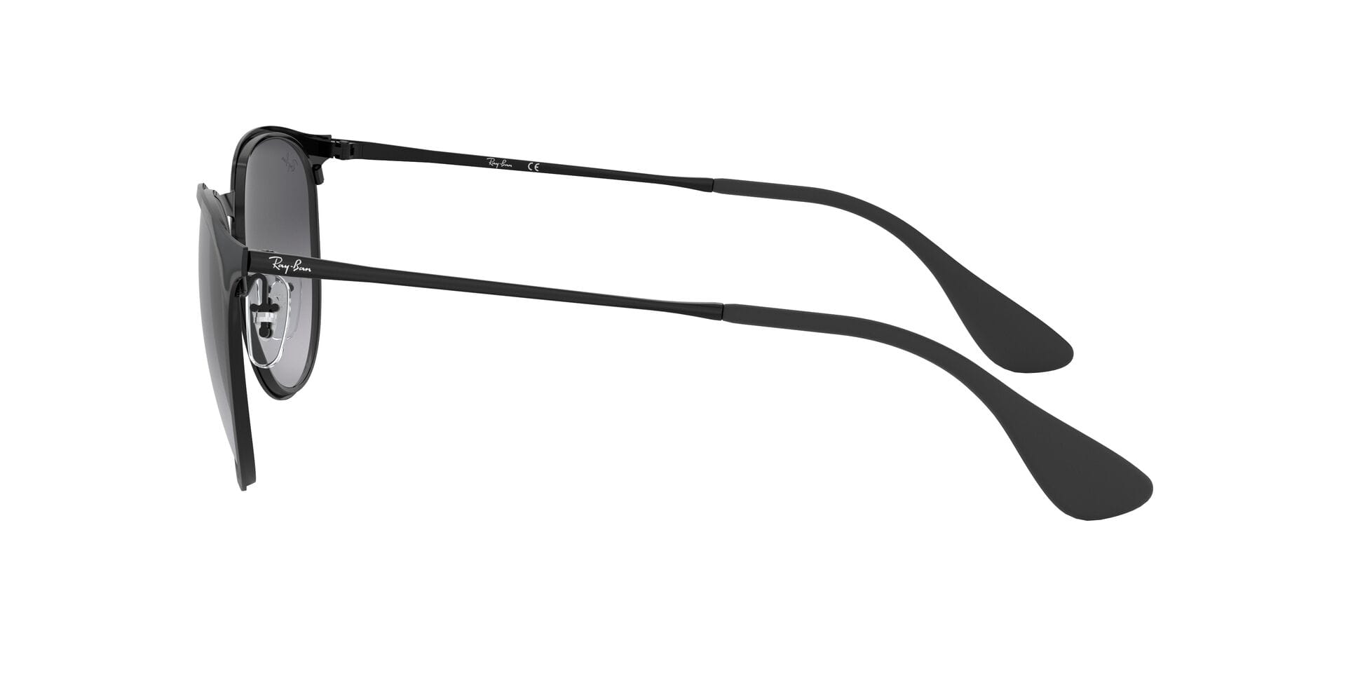 Rayban 0RB3539 Sunglass Black Female Full Metal Sunglass — Black frame — view 6