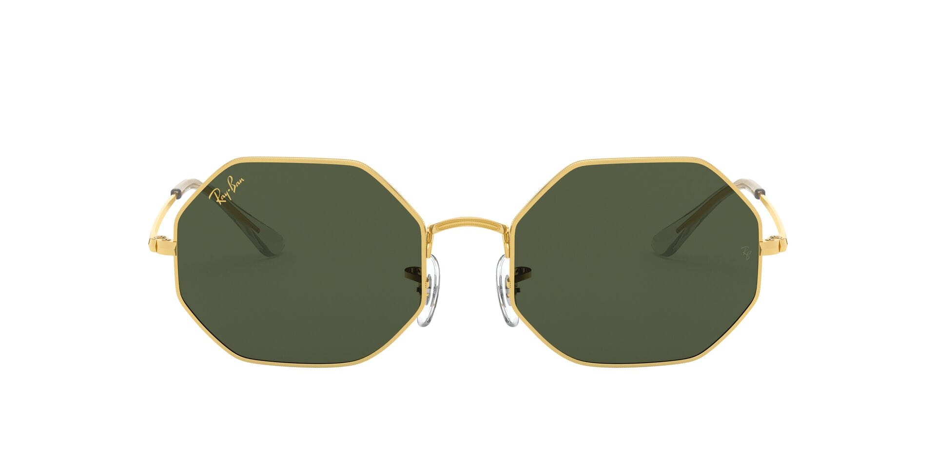 Rayban RB1972 Sunglass Gold Unisex Full Metal Sunglass — Gold frame — view 3