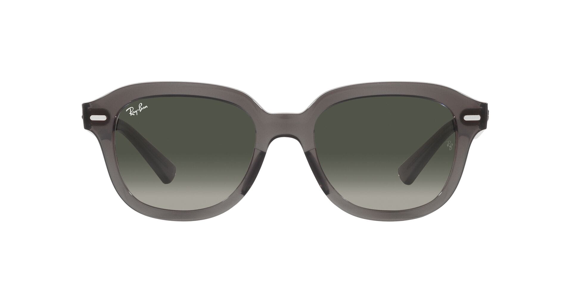 Rayban 0RB4398 Sunglass Transparent Grey Unisex Full Shell Sunglass — Transparent Grey frame — view 3