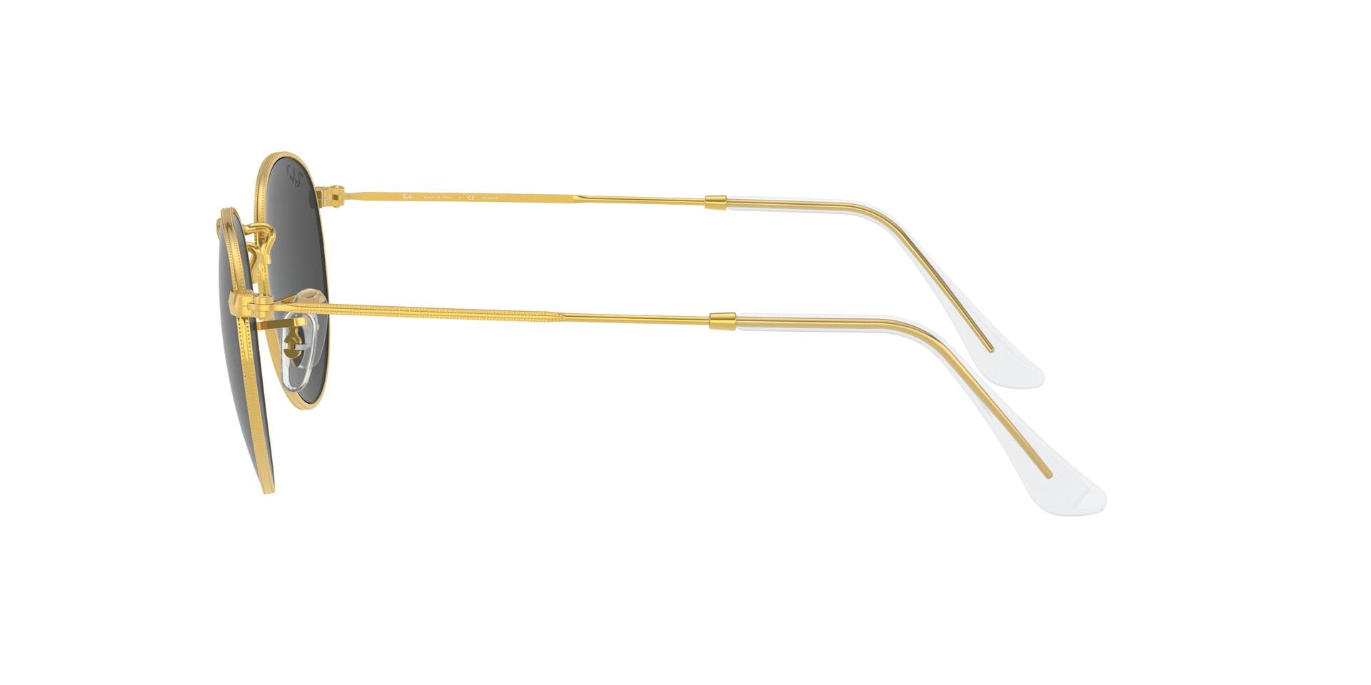 Rayban RB3447 Sunglass Gold Male Full Metal Sunglass — Gold frame — view 5