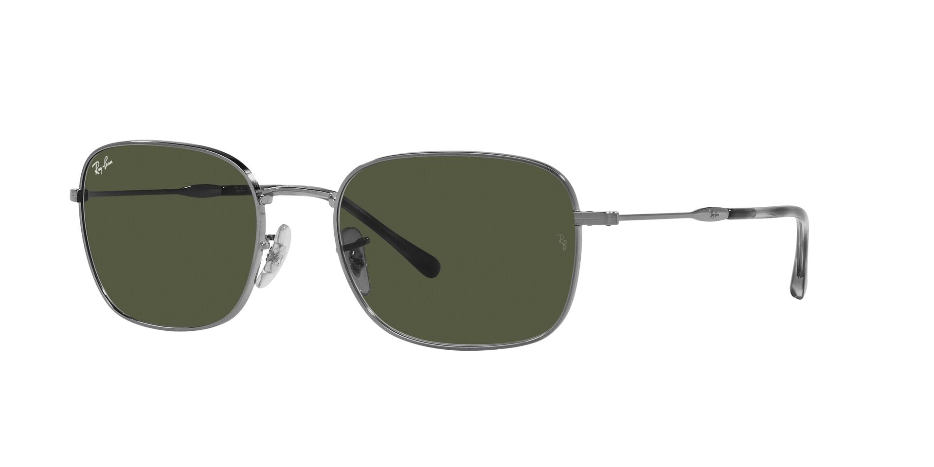 Rayban 0RB3706 Sunglass Gun Metal Unisex Full Metal Sunglass — Gun Metal frame — view 1