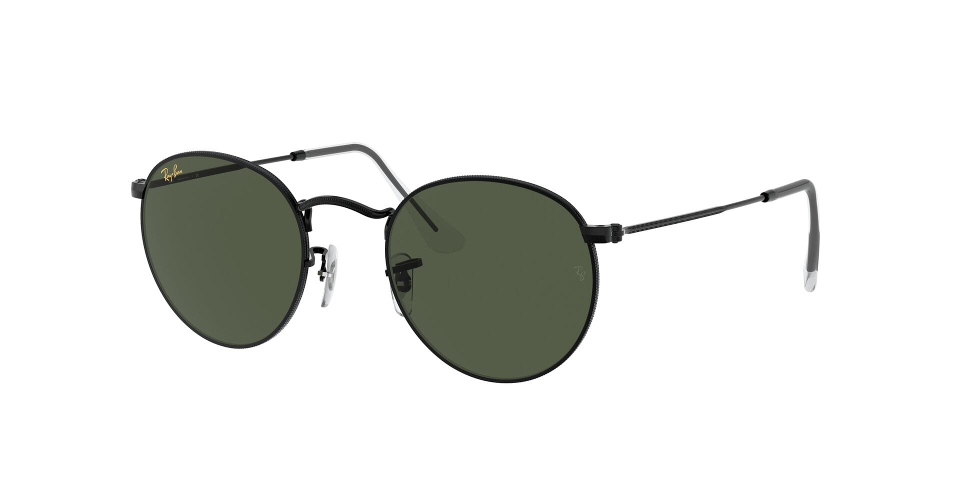Rayban RB3447 Sunglass Black Male Full Metal Sunglass — Black frame — view 1