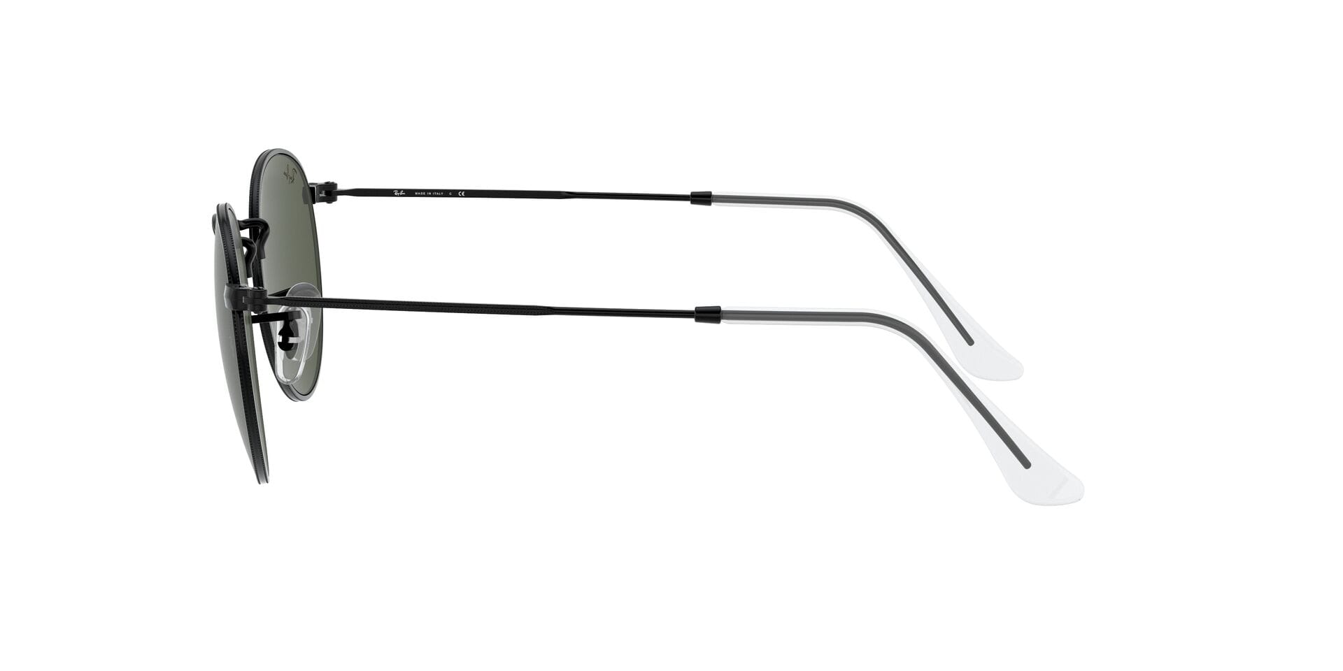 Rayban RB3447 Sunglass Black Male Full Metal Sunglass — Black frame — view 5
