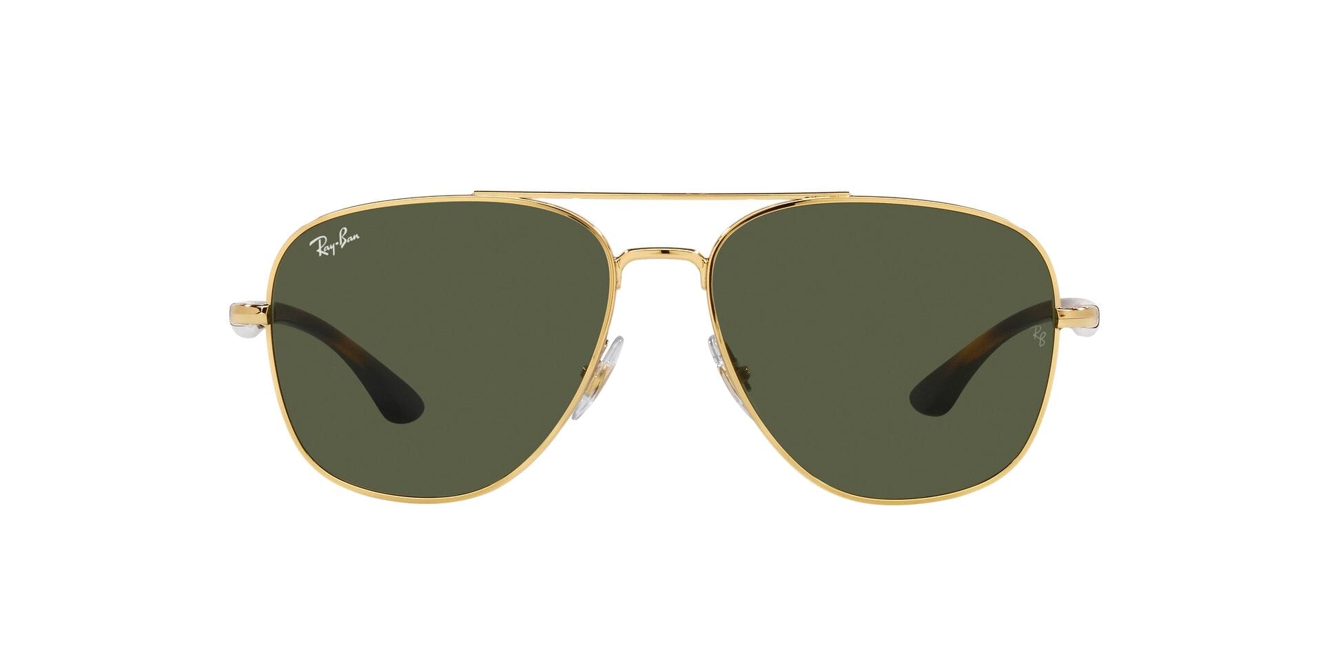 Rayban 0RB3683 Sunglass Gold Unisex Full Shell Sunglass — Gold frame — view 3