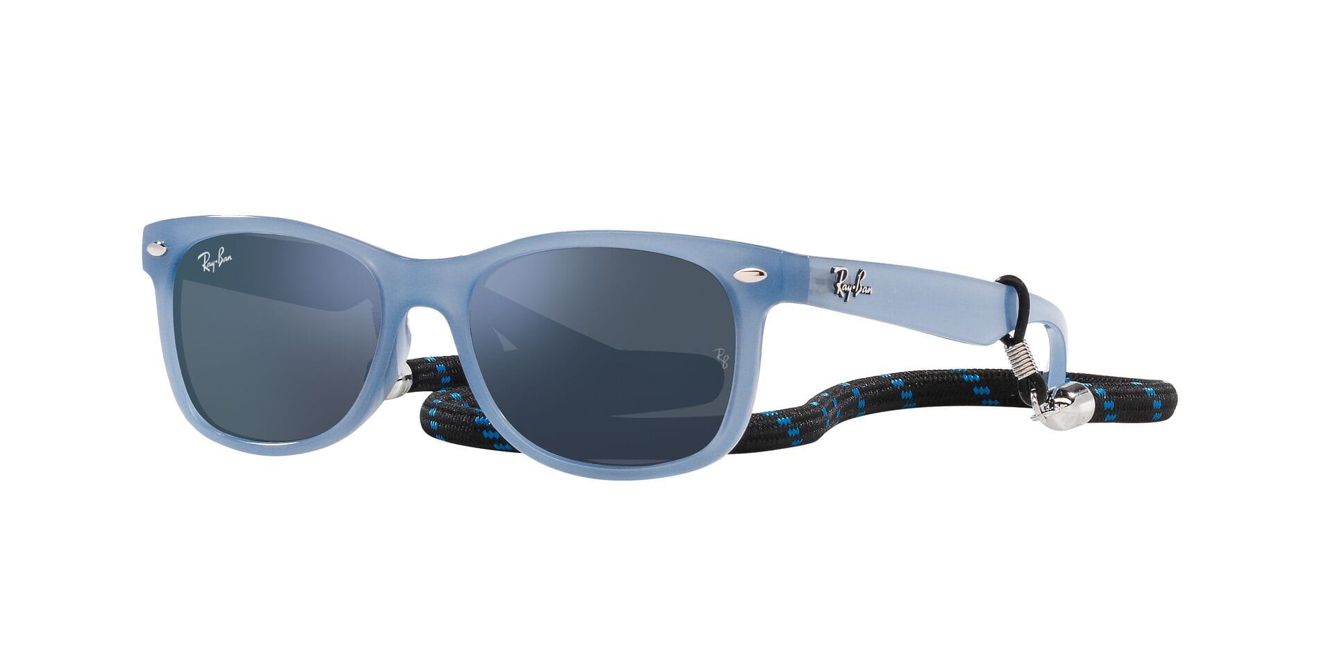 Rayban 0RJ9052S Sunglass Blue Kids Full Shell Sunglass — Blue frame — view 1