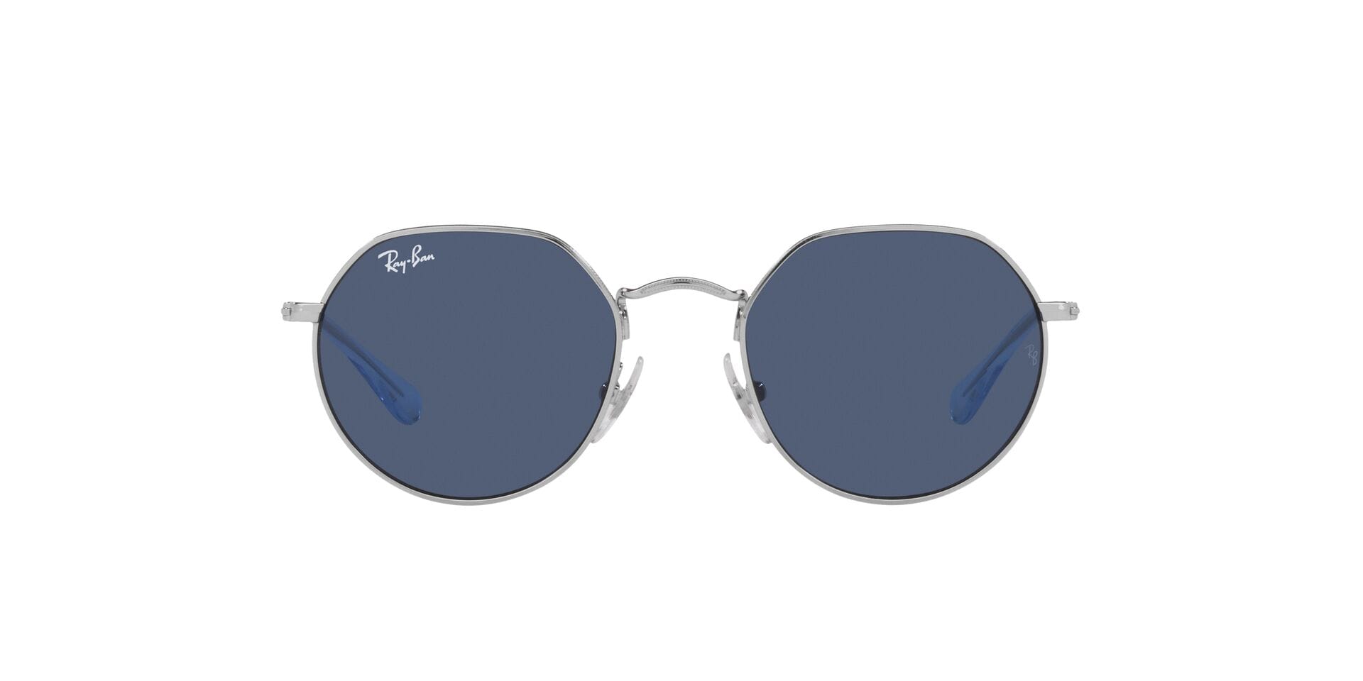 Rayban Junior 0RJ9565S Sunglass Silver Kids Full Metal Sunglass — Silver frame — view 4