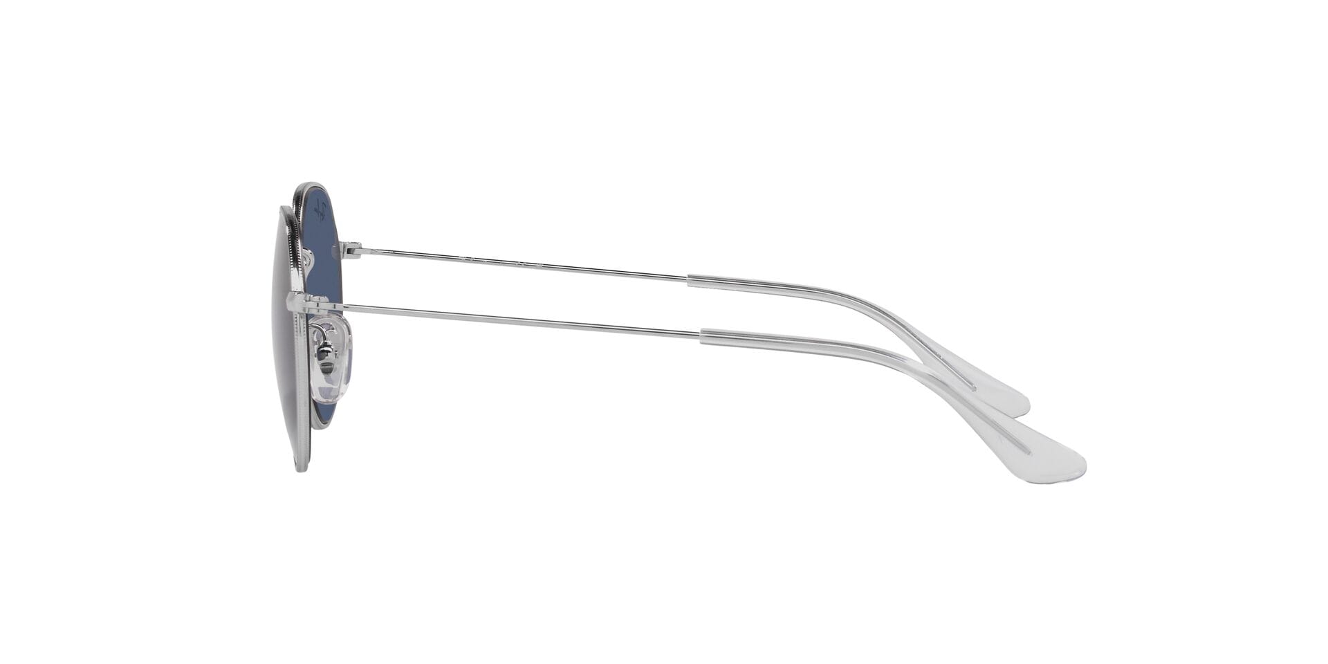 Rayban Junior 0RJ9565S Sunglass Silver Kids Full Metal Sunglass — Silver frame — view 6