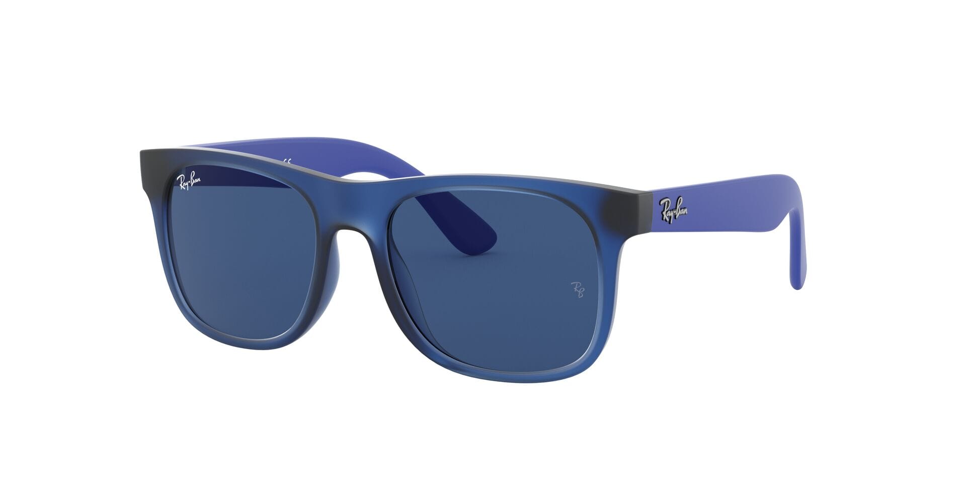 Rayban 0RJ9069S Sunglass Transparent Blue Kids Full Shell — Transparent Blue frame