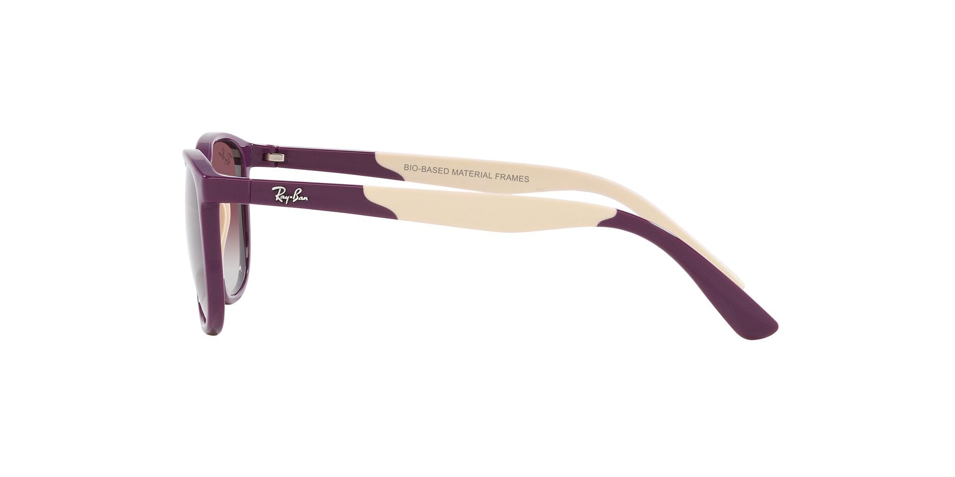 Rayban 0RJ9077S Sunglass Violet Kids Full Shell Sunglass — Violet frame — view 5