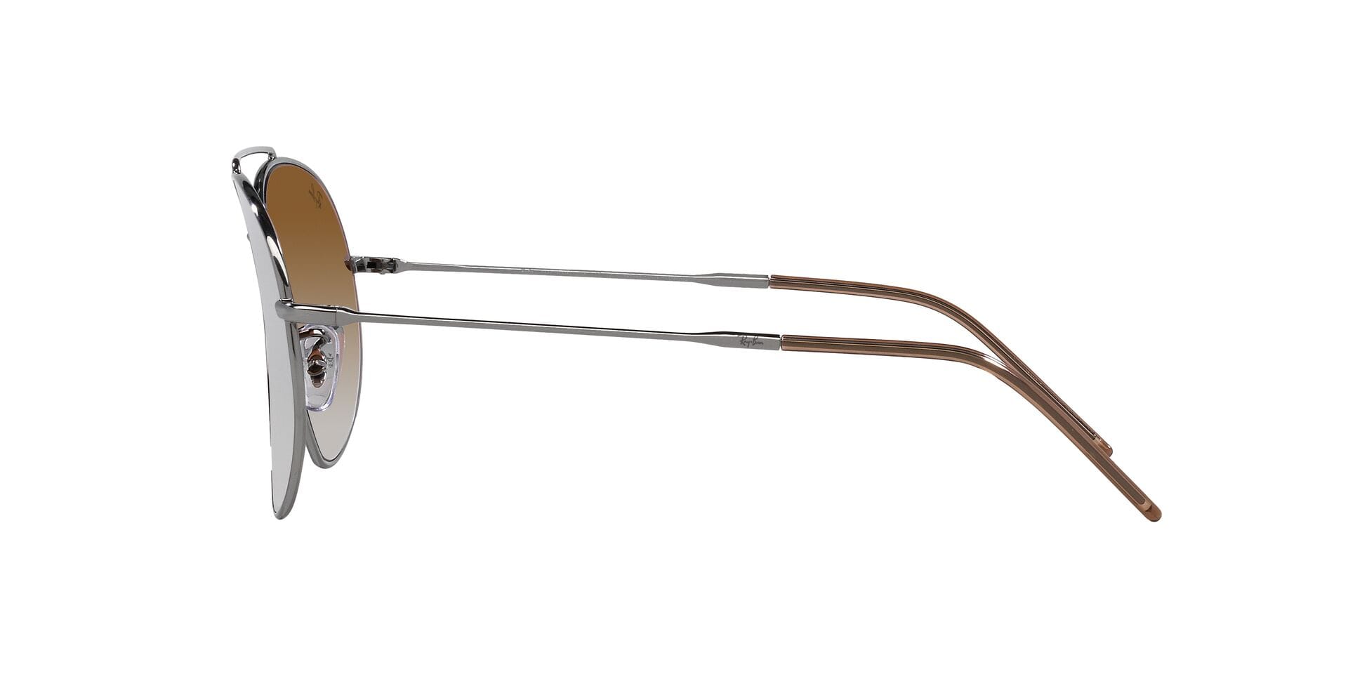 Rayban 0RBR010S Sunglass Gun Metal Male Full Metal Sunglass — Gun Metal frame — view 5