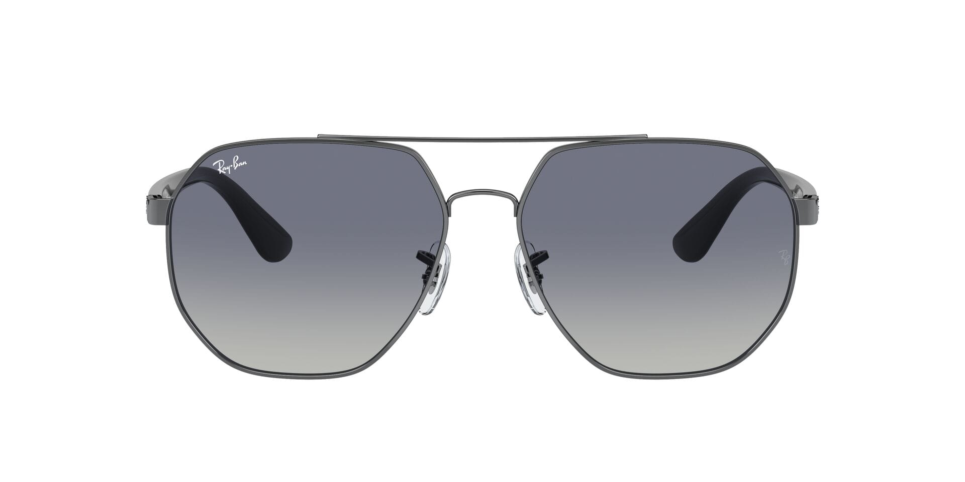 Rayban 0RB3714I Sunglass Gun Metal Unisex Full Shell Sunglass — Gun Metal frame — view 3