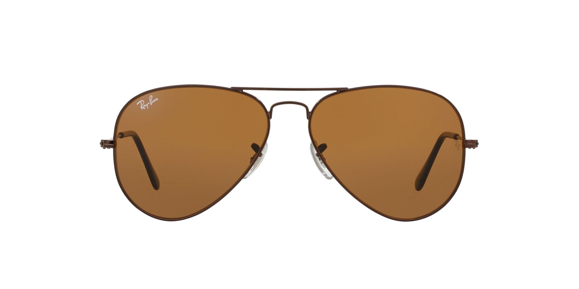 Rayban 0RB3025 Sunglass Brown Unisex Full Metal Sunglass — view 4