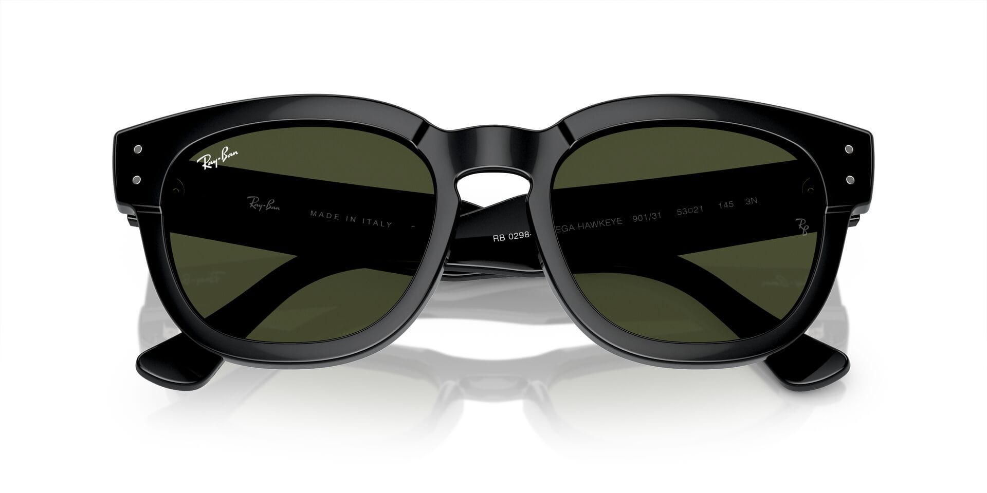 Rayban 0RB0298S Sunglass Black Male Full Shell Sunglass — Black frame — view 10