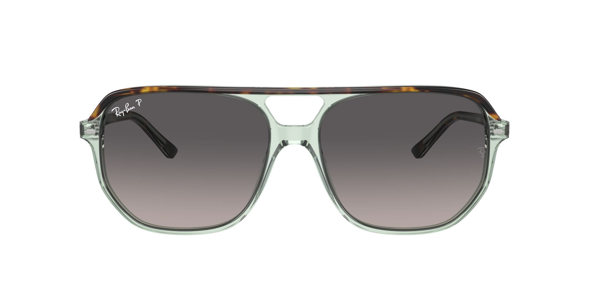 Rayban 0RB2205 Sunglass Transparent Green Unisex Full Shell Sunglass — Transparent Green frame — view 4