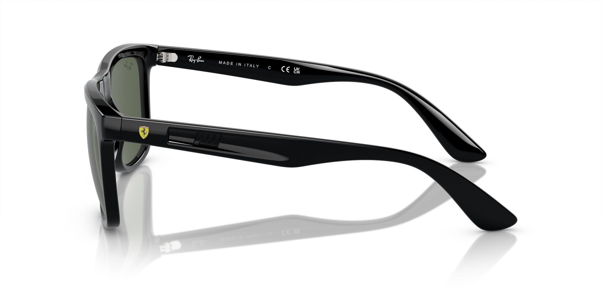 Rayban 0RB4413M Sunglass Black Unisex Full Shell Sunglass — Black frame — view 5
