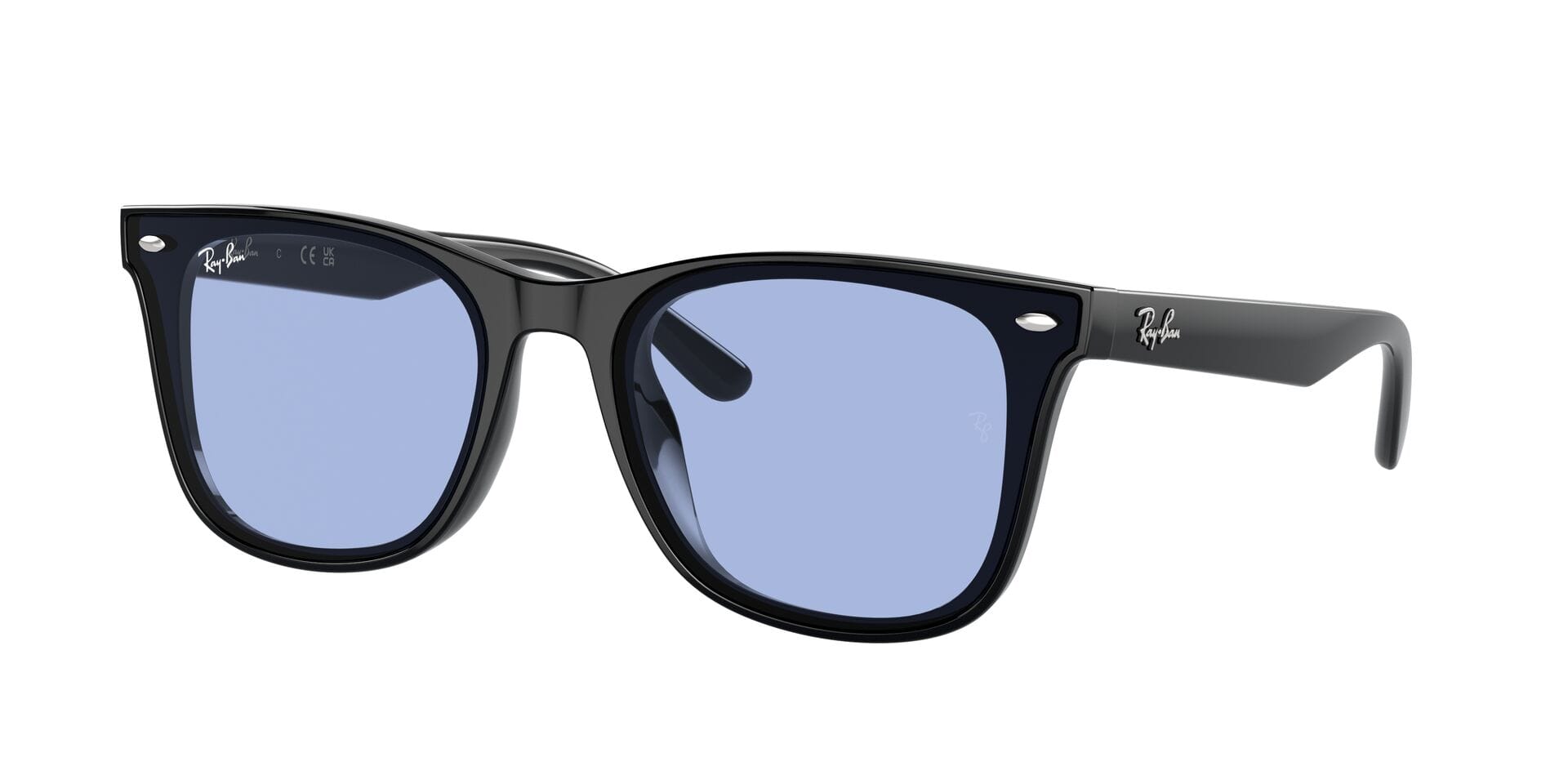 Rayban 0RB4420 Sunglass Black Unisex Full Shell Sunglass — Black frame — view 1