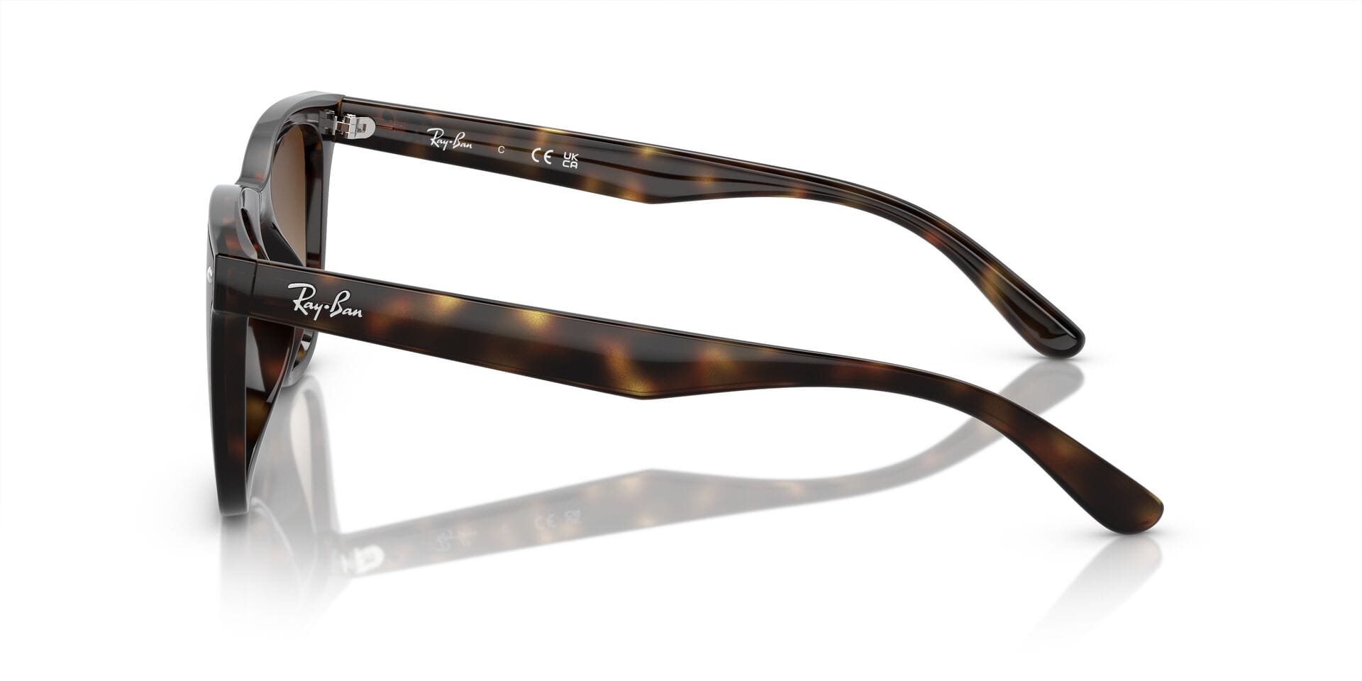 Rayban 0RB4420 Sunglass Havana Unisex Full Shell Sunglass — Havana frame — view 5