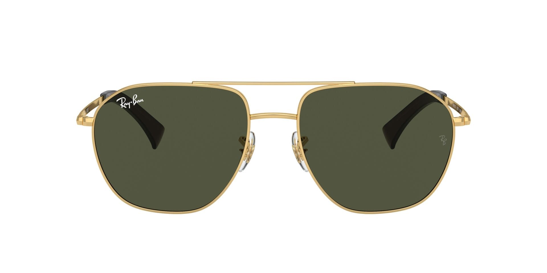 Rayban 0RB3723I Sunglass Gold Unisex Full Metal Sunglass — Gold frame — view 3