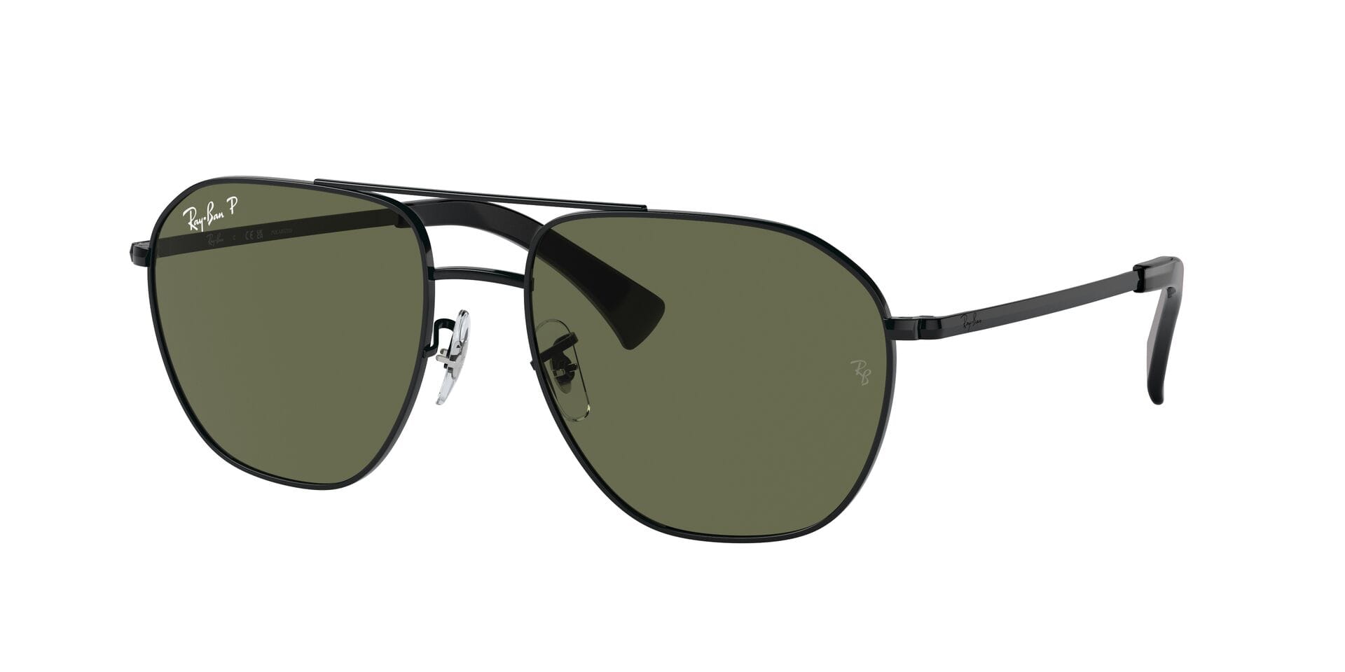 Rayban 0RB3723I Sunglass Black Unisex Full Metal — Black frame