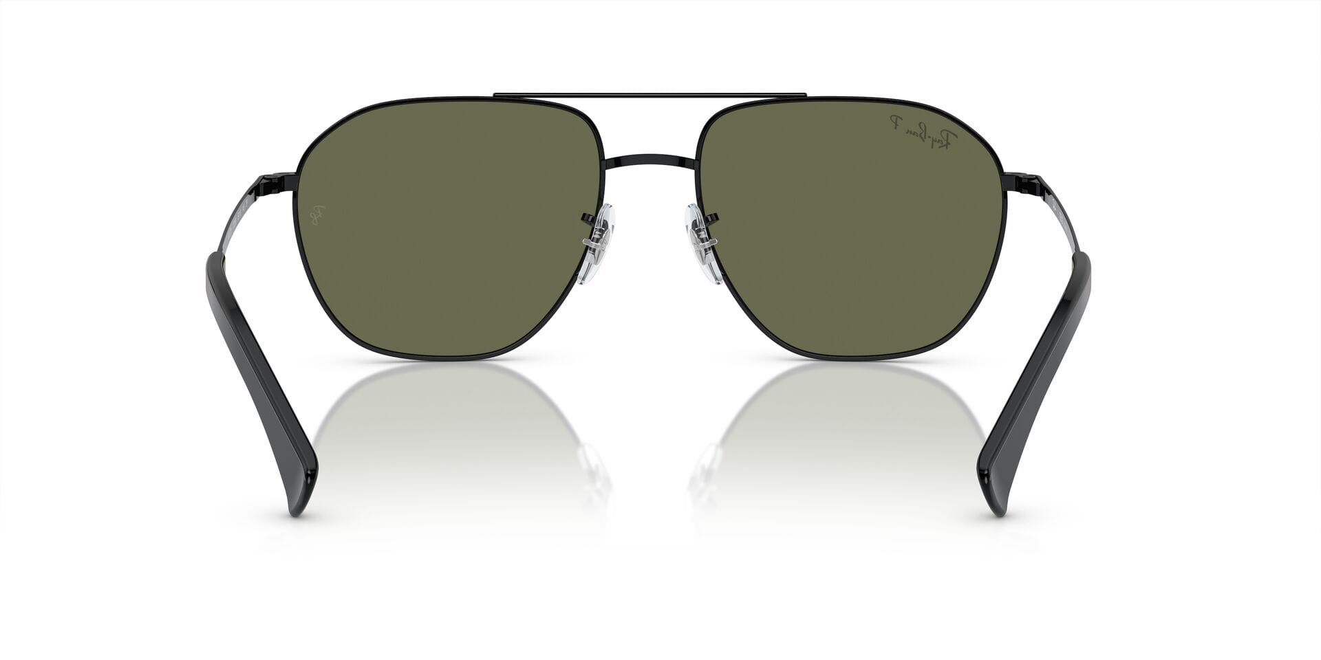 Rayban 0RB3723I Sunglass Black Unisex Full Metal Sunglass — Black frame — view 4