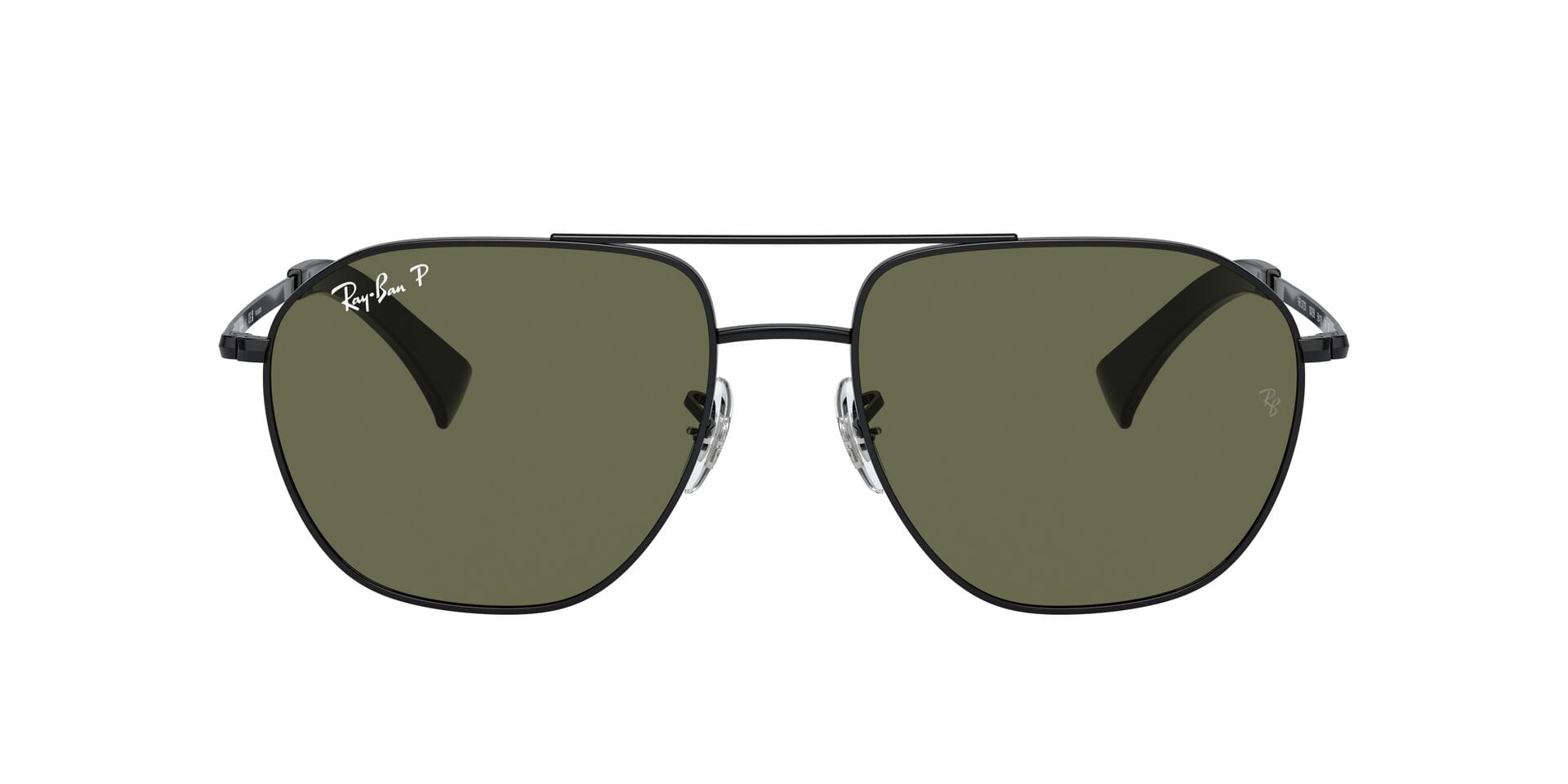 Rayban 0RB3723I Sunglass Black Unisex Full Metal Sunglass — Black frame — view 5