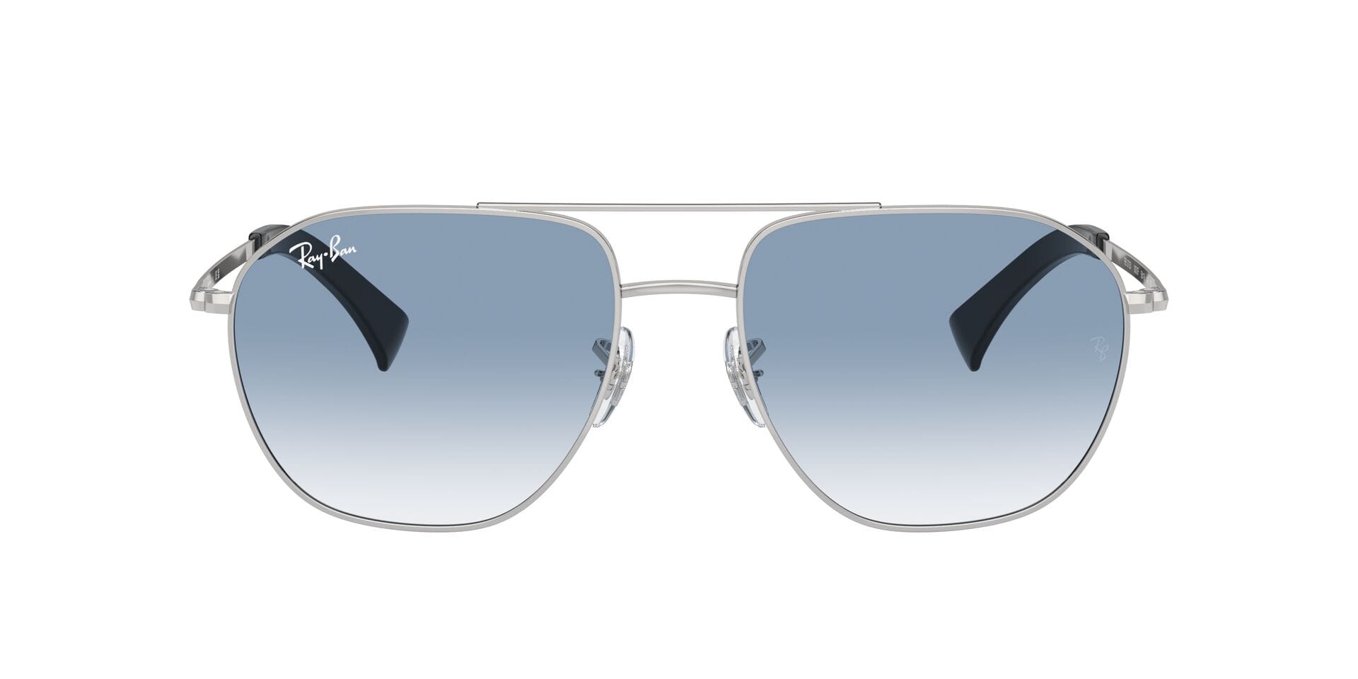 Rayban 0RB3723I Sunglass Silver Unisex Full Metal Sunglass — Silver frame — view 4