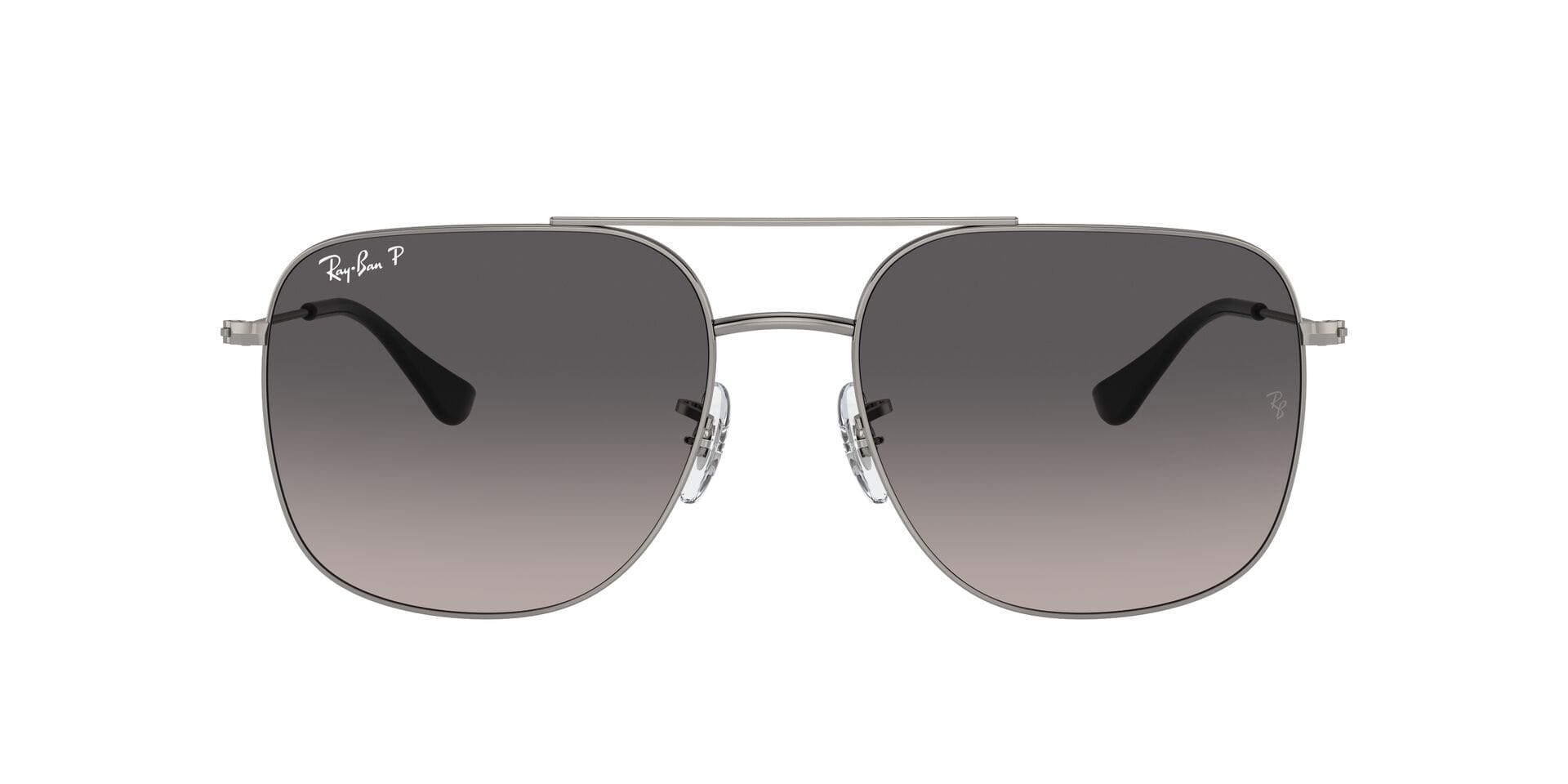 Rayban 0RB3722I Sunglass Gun Metal Unisex Full Metal Sunglass — Gun Metal frame — view 4
