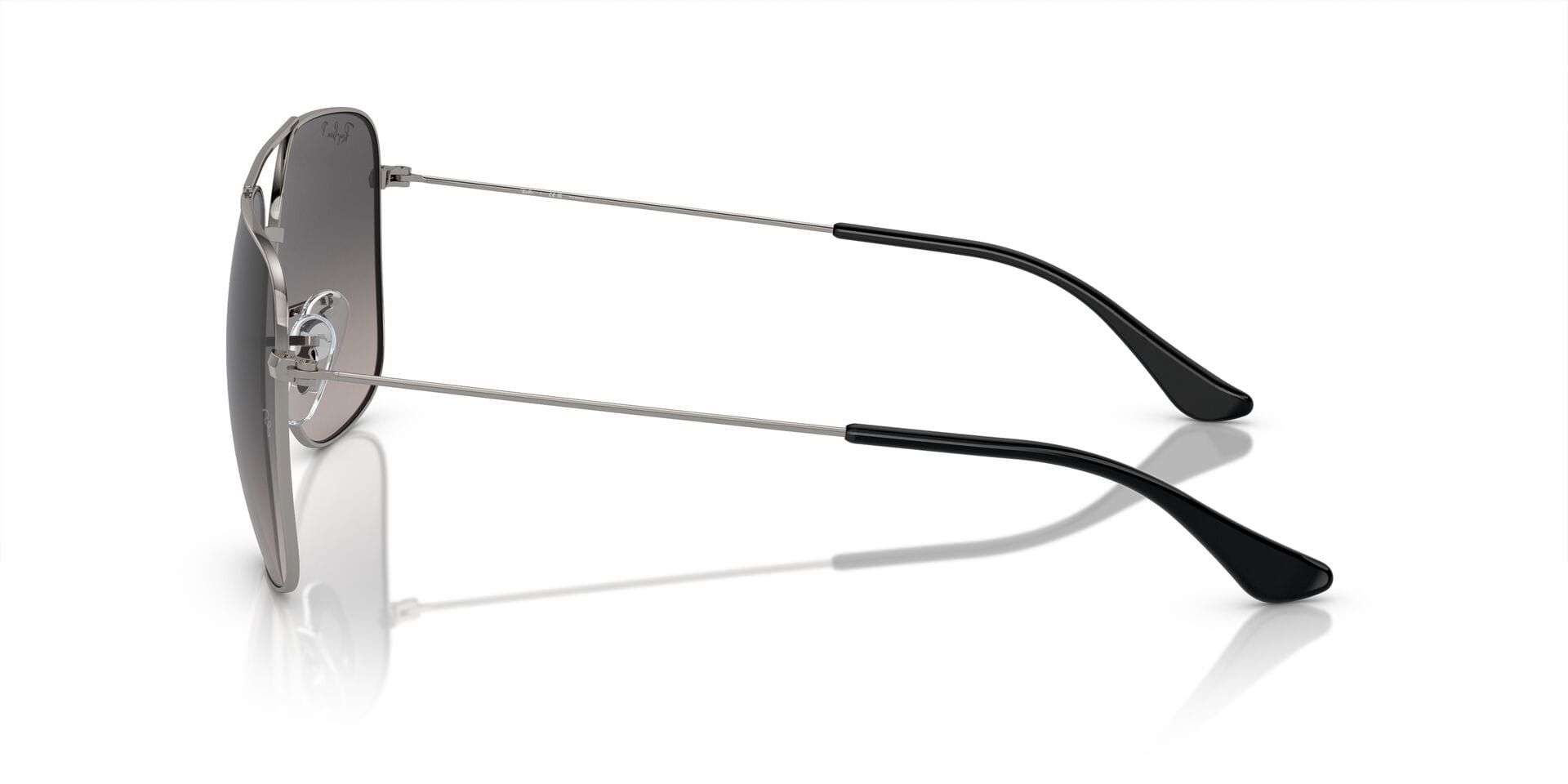 Rayban 0RB3722I Sunglass Gun Metal Unisex Full Metal Sunglass — Gun Metal frame — view 5