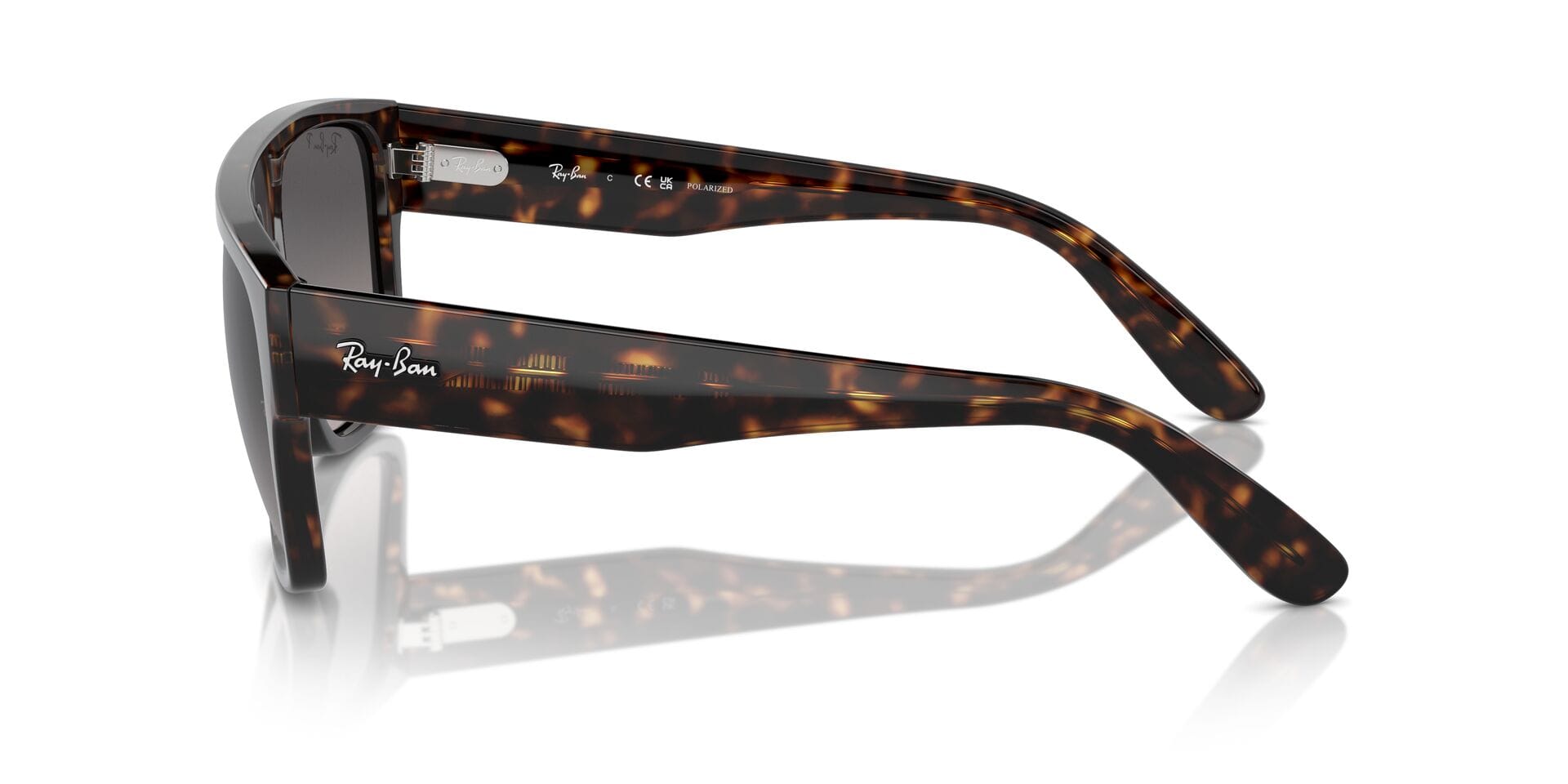 Rayban 0RB0360S Sunglass Havana Unisex Full Shell Sunglass — Havana frame — view 7
