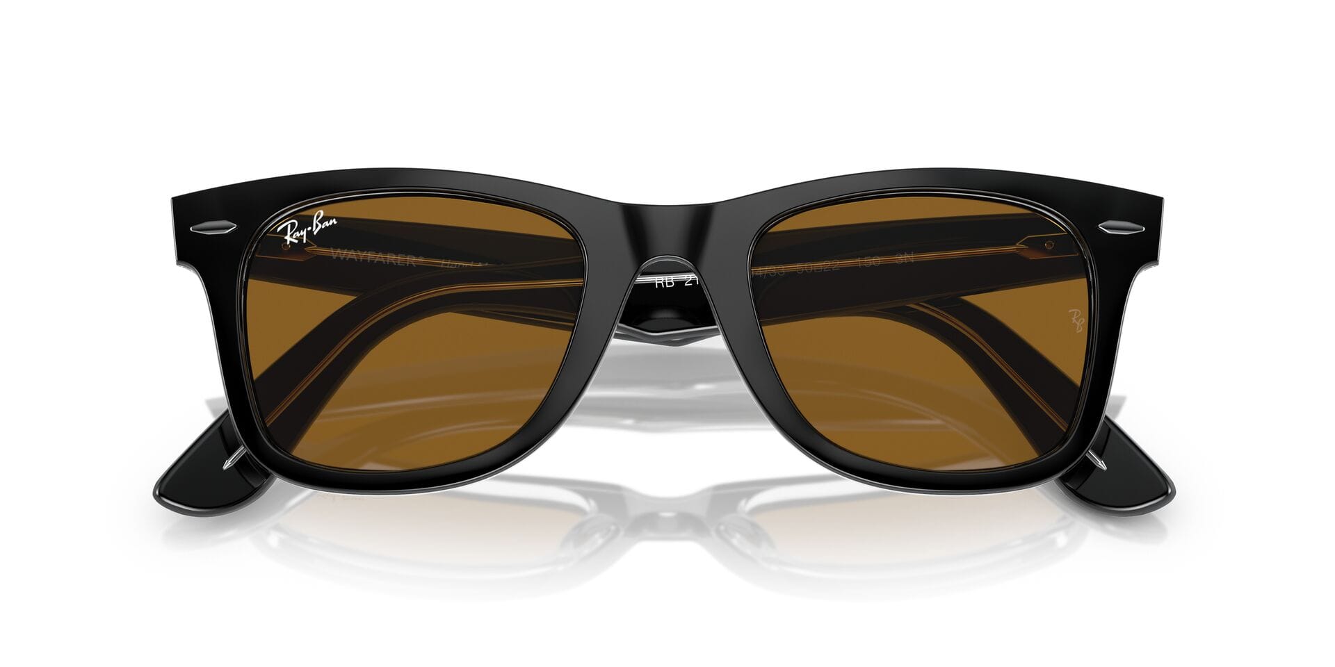 Rayban 0RB2140 Sunglass Black Unisex Full Shell Sunglass — Black frame — view 9