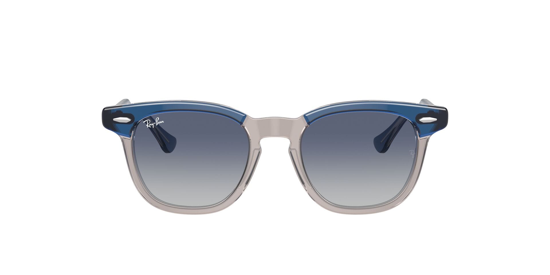 Rayban Junior 0RJ9098S Sunglass Blue Kids Full Shell Sunglass — Blue frame — view 3