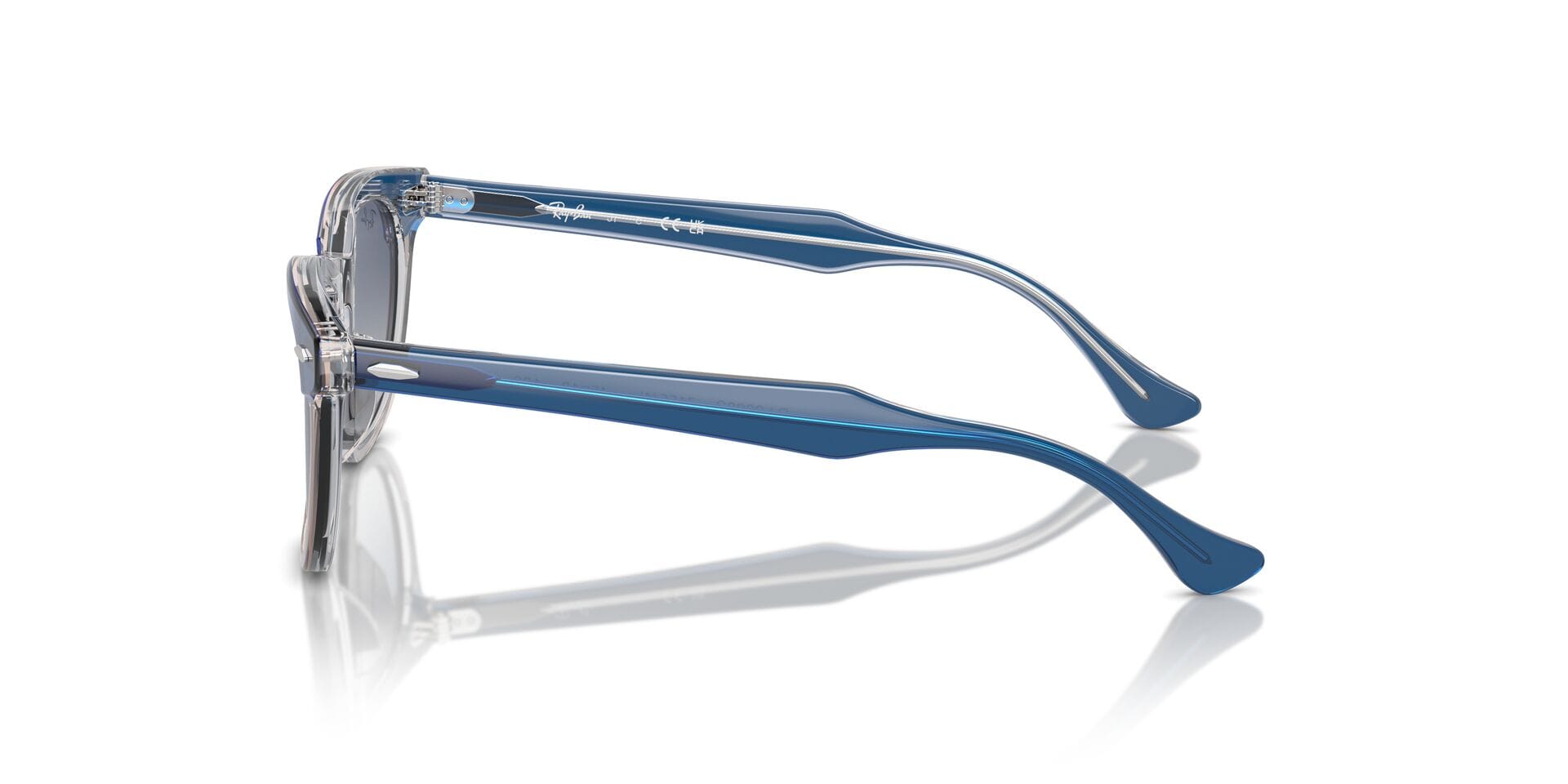 Rayban Junior 0RJ9098S Sunglass Blue Kids Full Shell Sunglass — Blue frame — view 5
