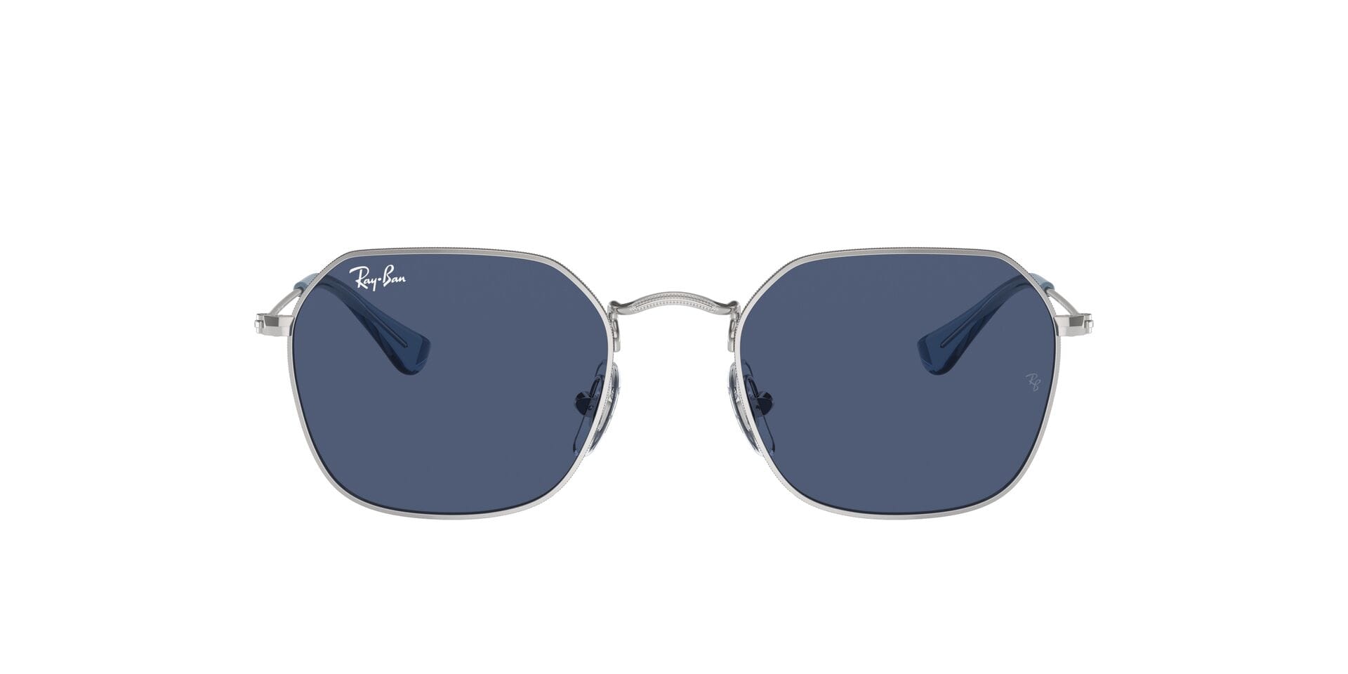 Rayban Junior 0RJ9594S Sunglass Silver Kids Full Metal Sunglass — Silver frame — view 4