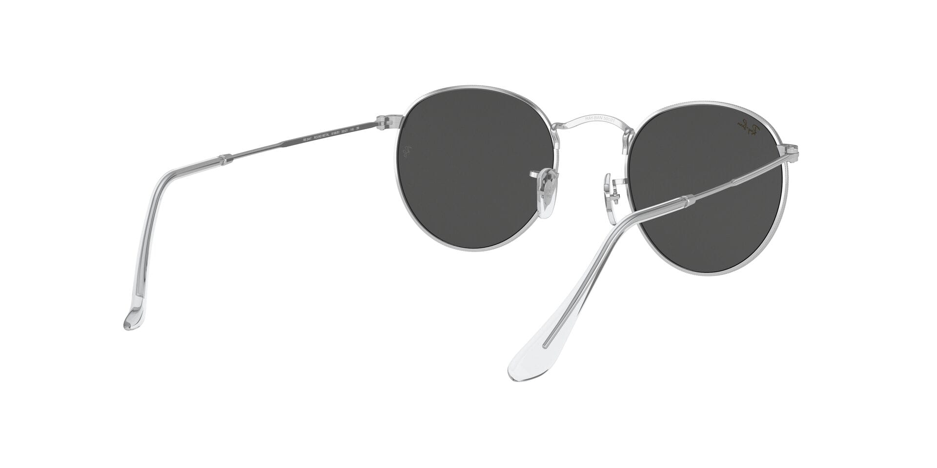 Rayban RB3447 Sunglass Silver Male Full Metal Sunglass — Silver frame — view 15