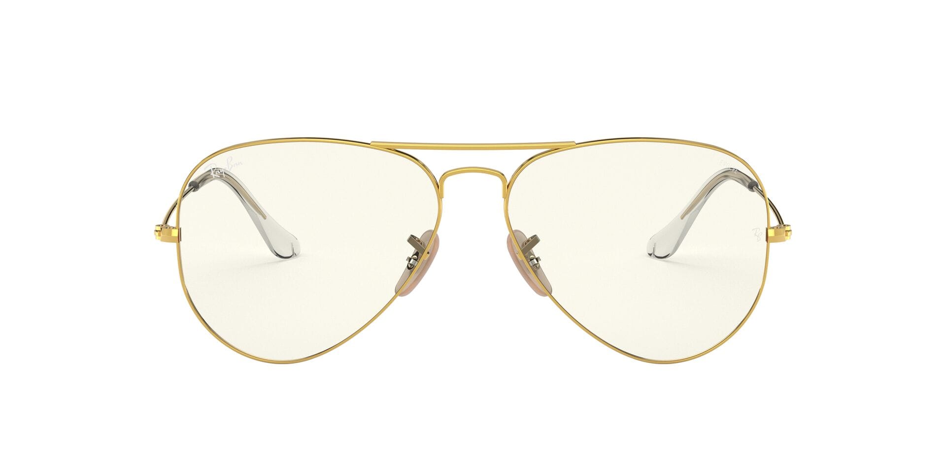 Rayban 0RB3025 Sunglass Gold Male Full Metal Sunglass — Gold frame — view 3