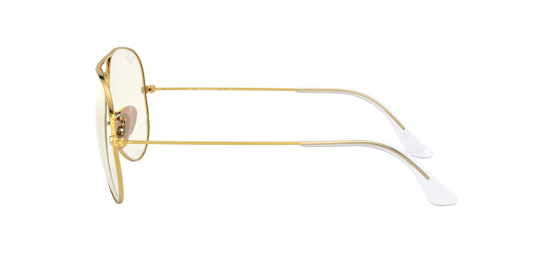 Rayban 0RB3025 Sunglass Gold Male Full Metal Sunglass — Gold frame — view 6