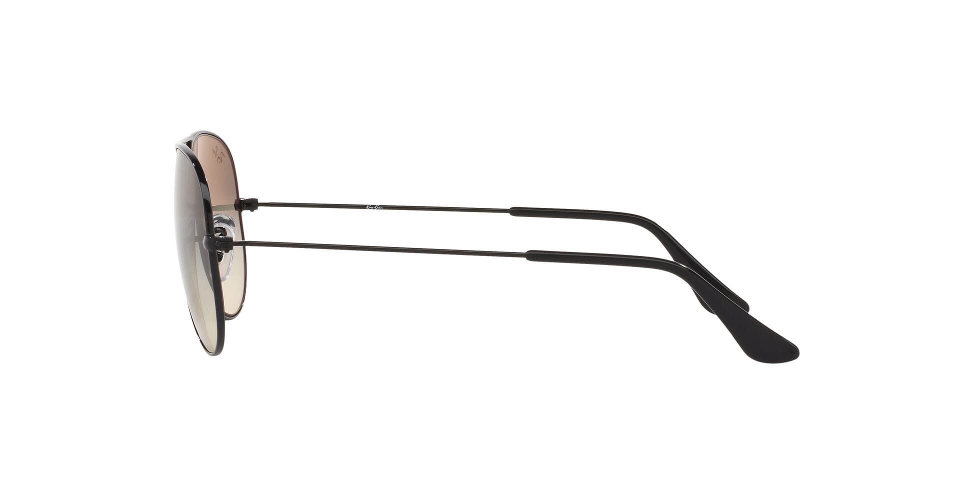 Rayban RB3025 Sunglass Black Male Full Metal Sunglass — Black frame — view 6