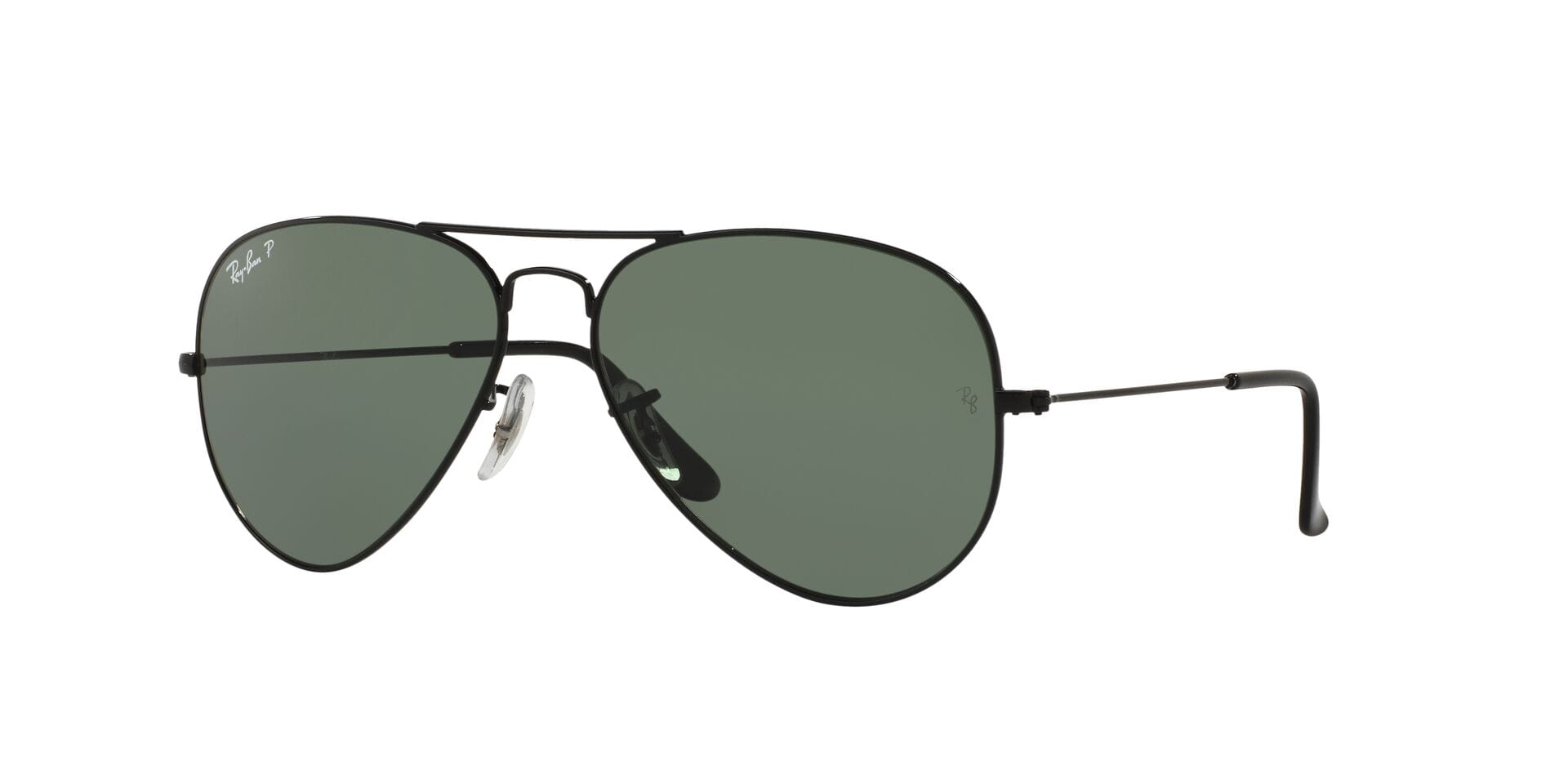 Rayban RB3025 Sunglass Black Unisex Full Metal Sunglass — view 1