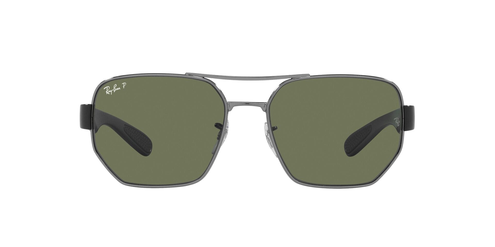 Rayban 0RB3672 Sunglass Gun Metal Unisex Full Shell Sunglass — Gun Metal frame — view 4