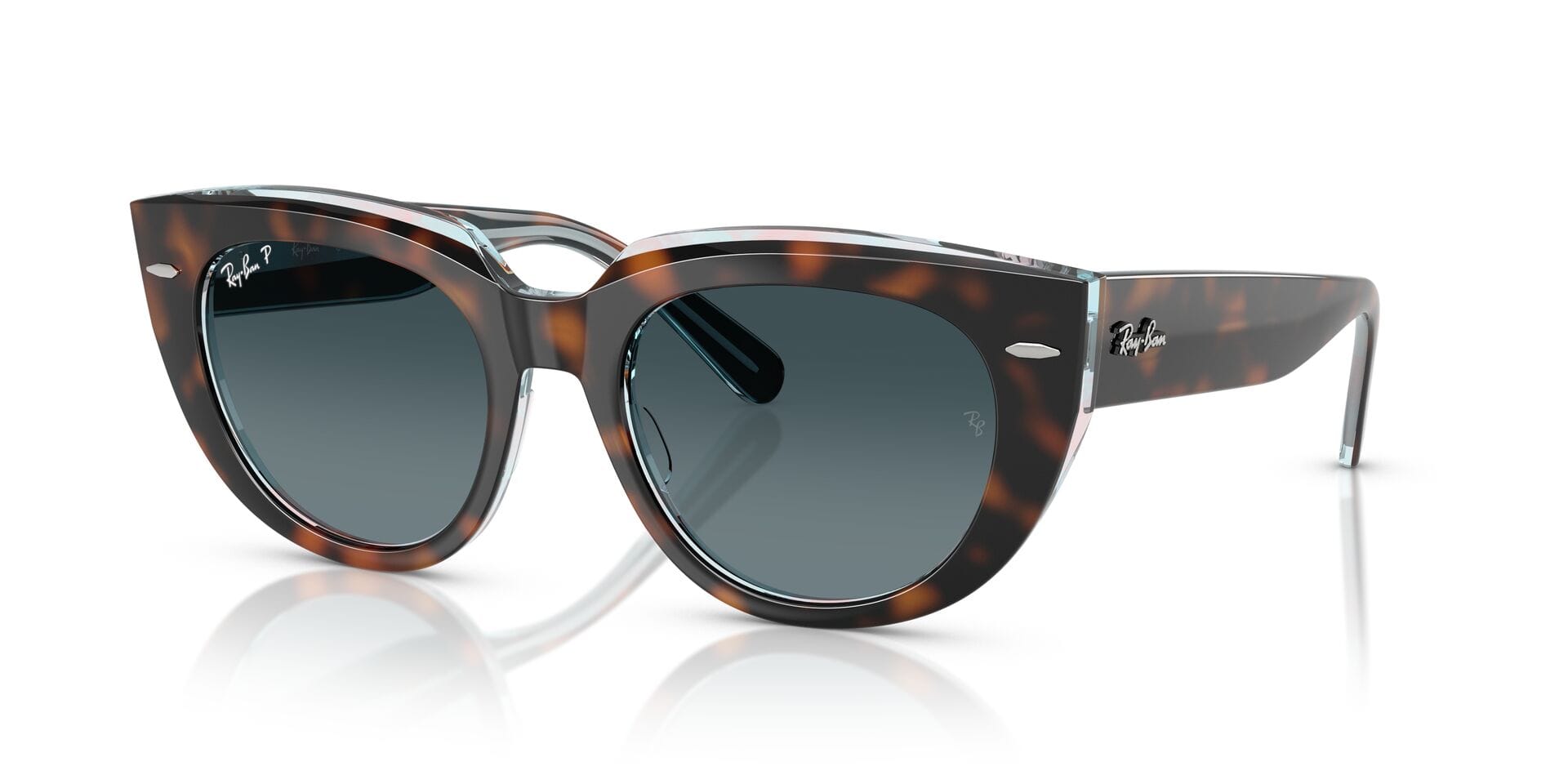 Rayban 0RB2286 Sunglass Havana Female Full Shell Sunglass — Havana frame — view 1